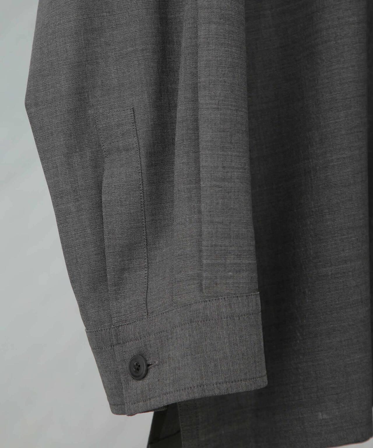 ATON/TWIST WOOL TROPICAL OS SHIRT(セットアップ可) 6705120110
