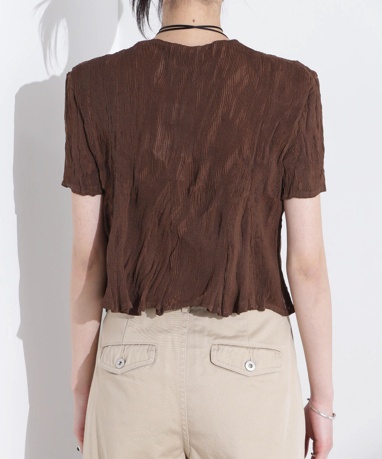 Gongdid Design/Wavy crop top 6715121013