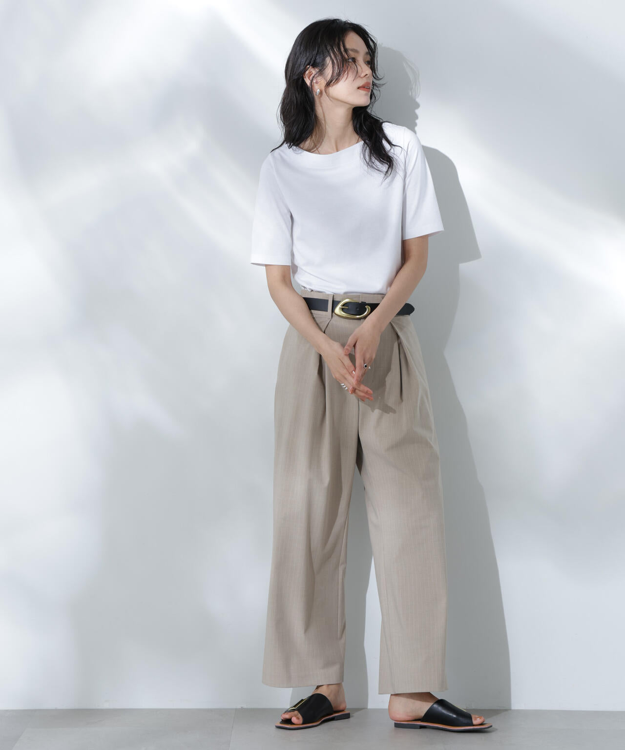 Anti Soaked(R) 汗染み防止ボートネックTシャツ 6695124303