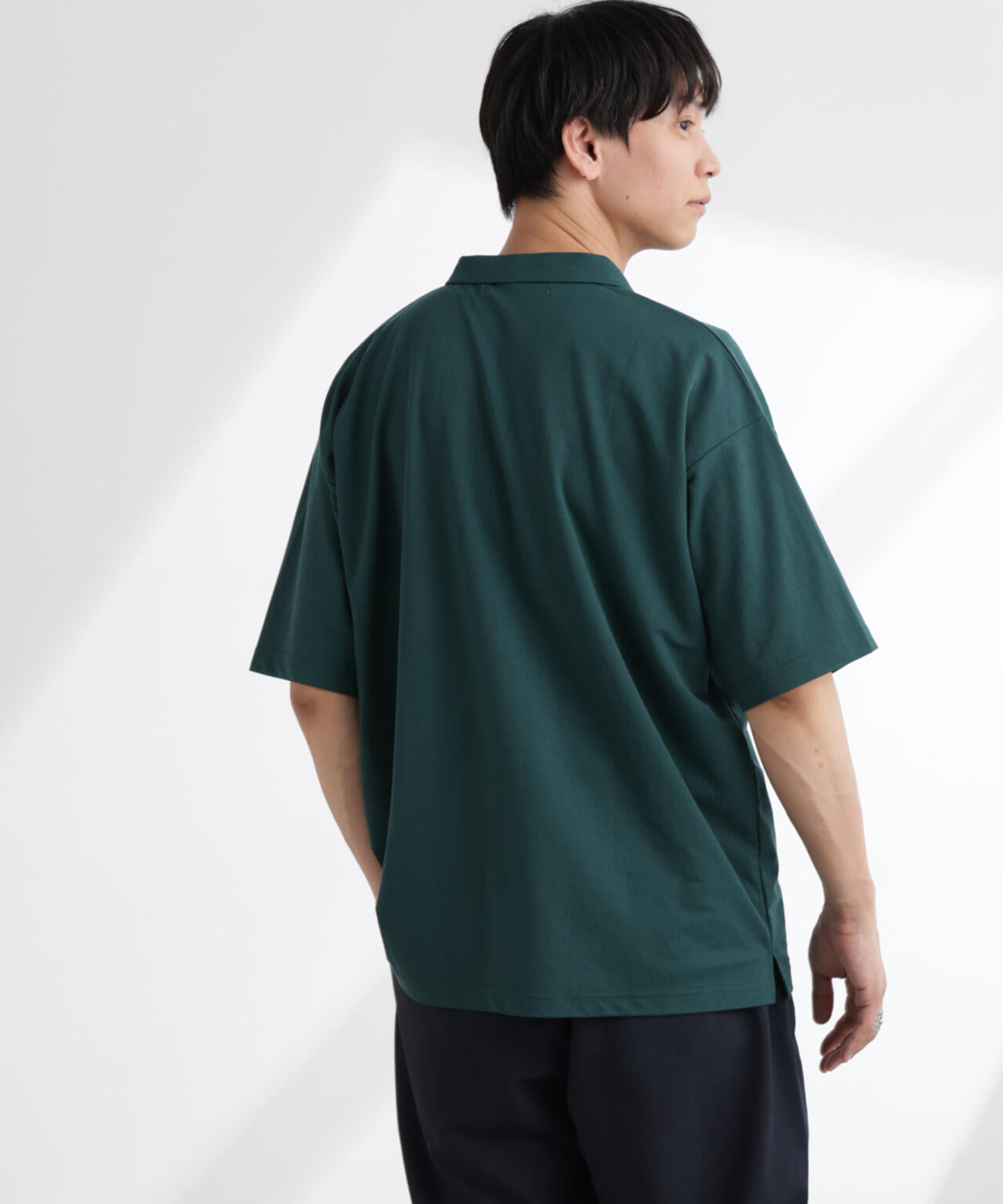 レーヨンナイロンポンチスキッパーシャツ 半袖 6725124217