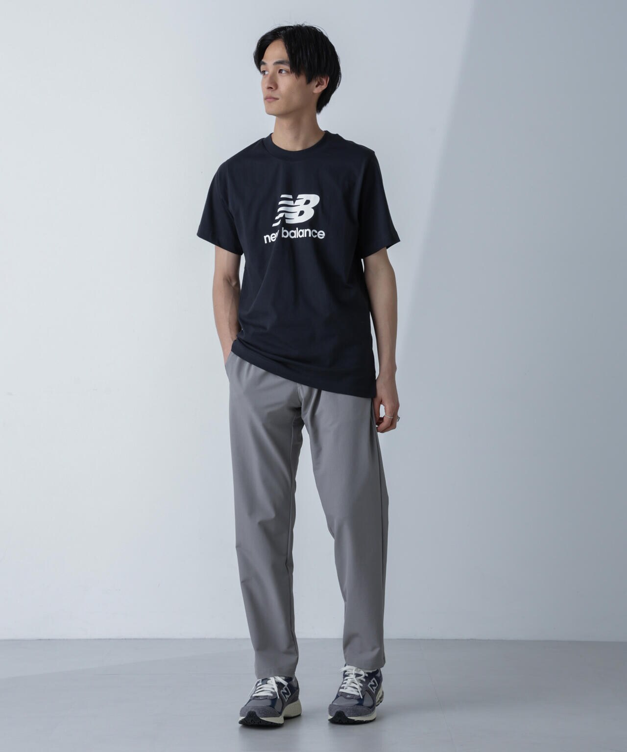 new balance/Stacked Logo ショートスリーブTシャツ 6704124043