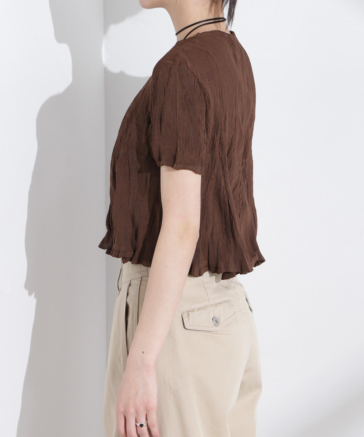 Gongdid Design/Wavy crop top 6715121013