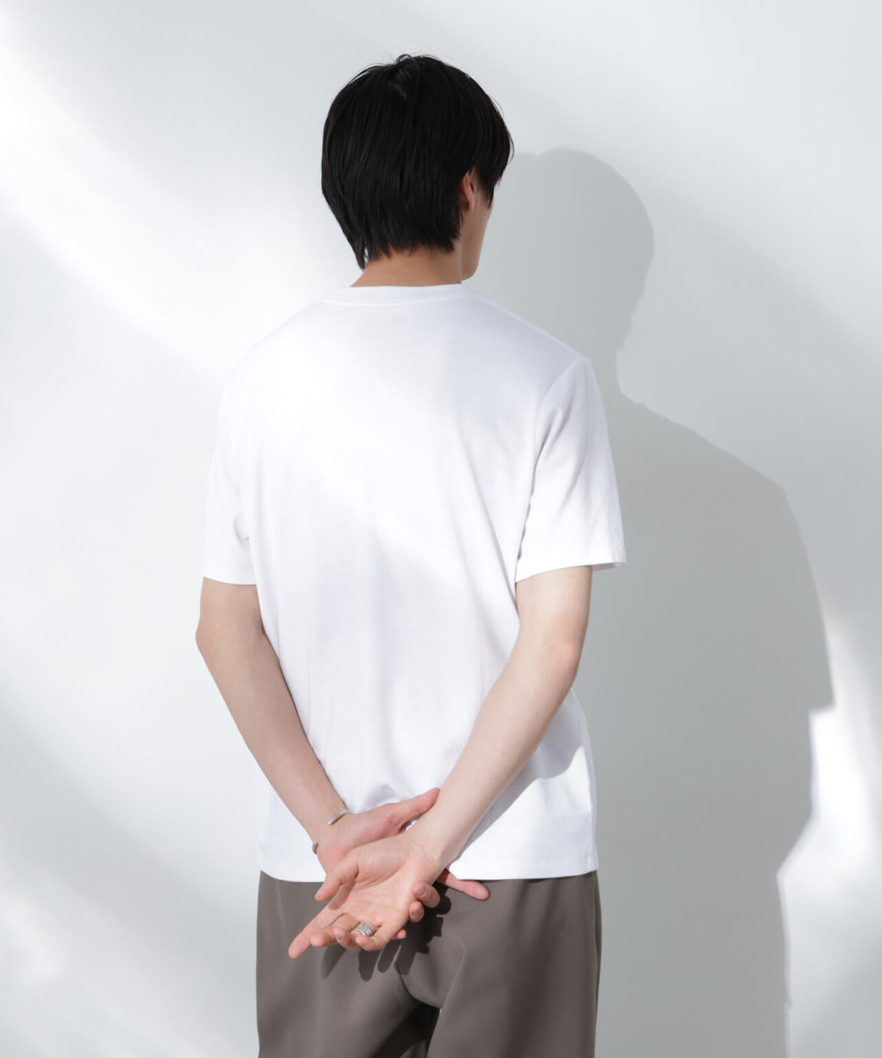 Anti Soaked(R) 汗染み防止 クルーネック レギュラーシルエットTシャツ 6685124202