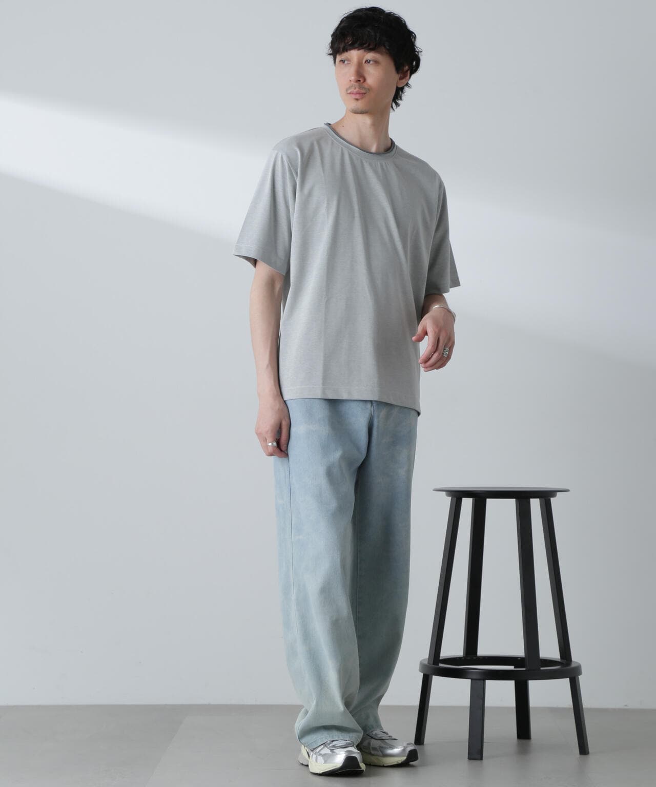 ダブルロールネック プレーティングTシャツ 6684124251