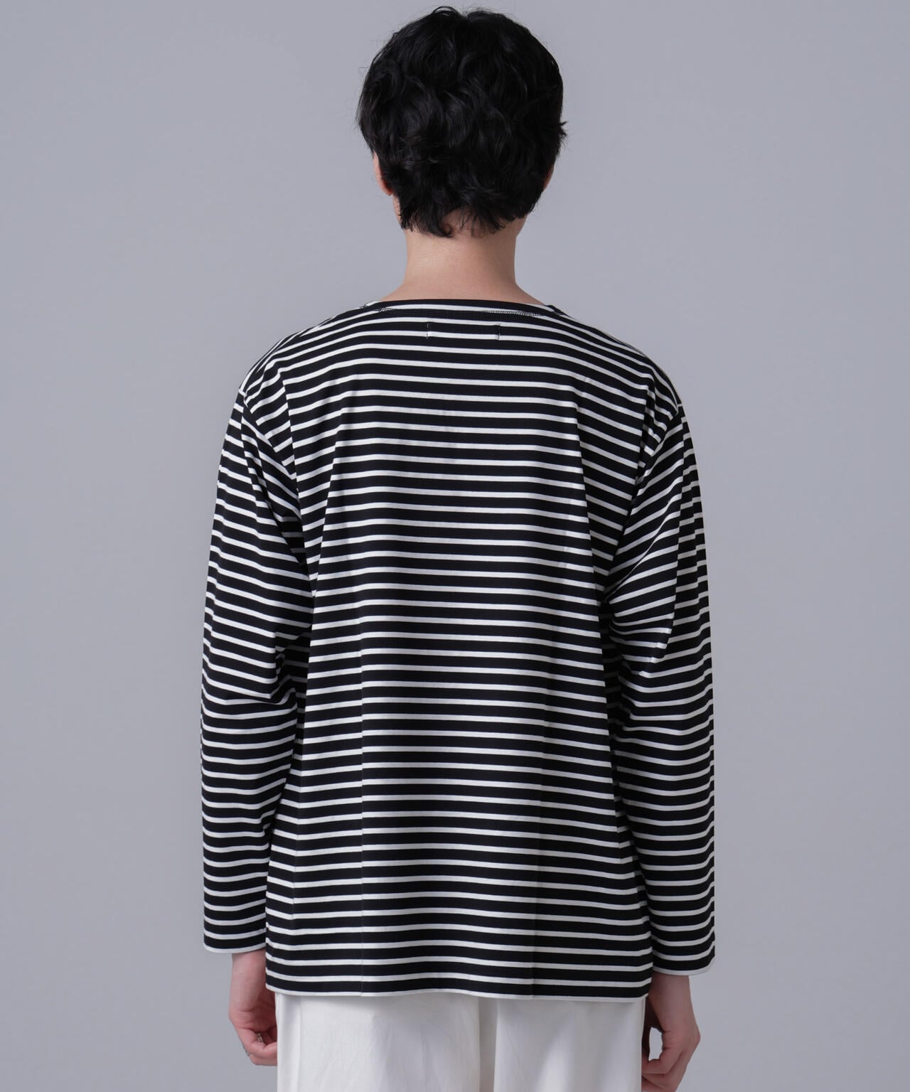 「NJ/CLUB」HOMESTOCKボーダーボートネックTシャツ 6684223201