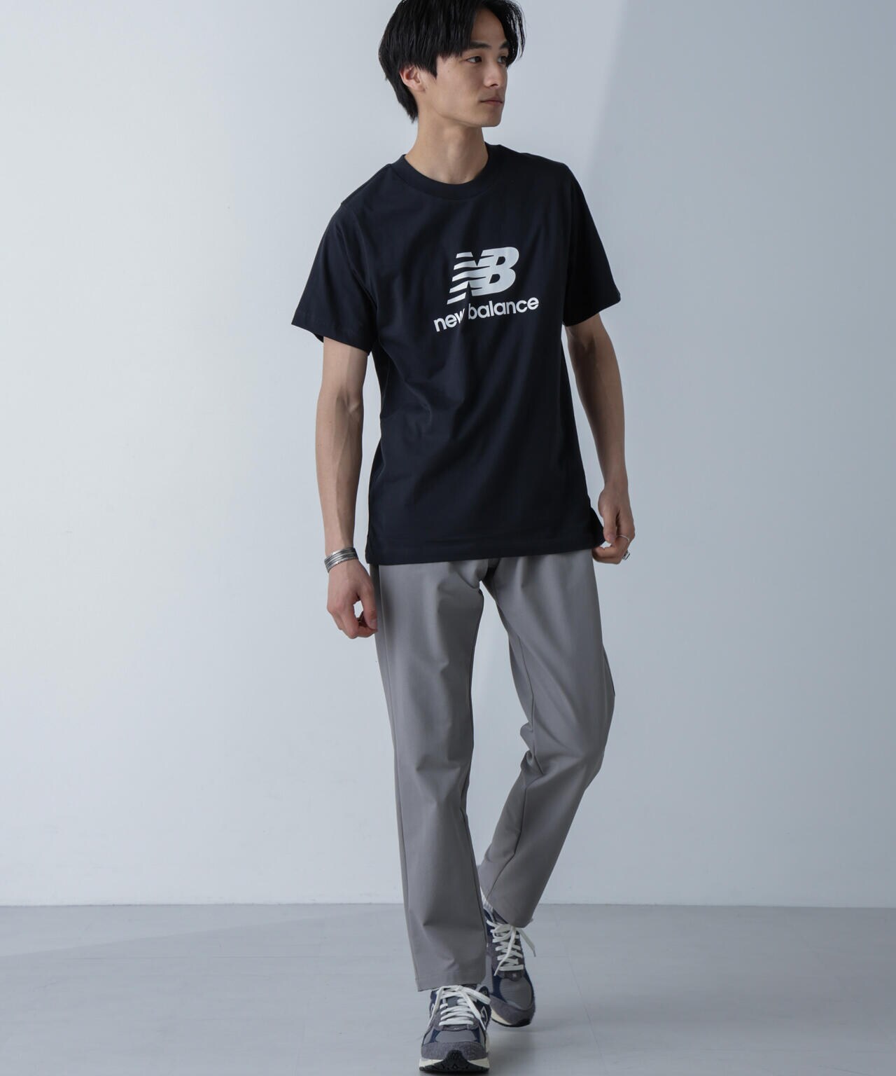 new balance/Stacked Logo ショートスリーブTシャツ 6704124043