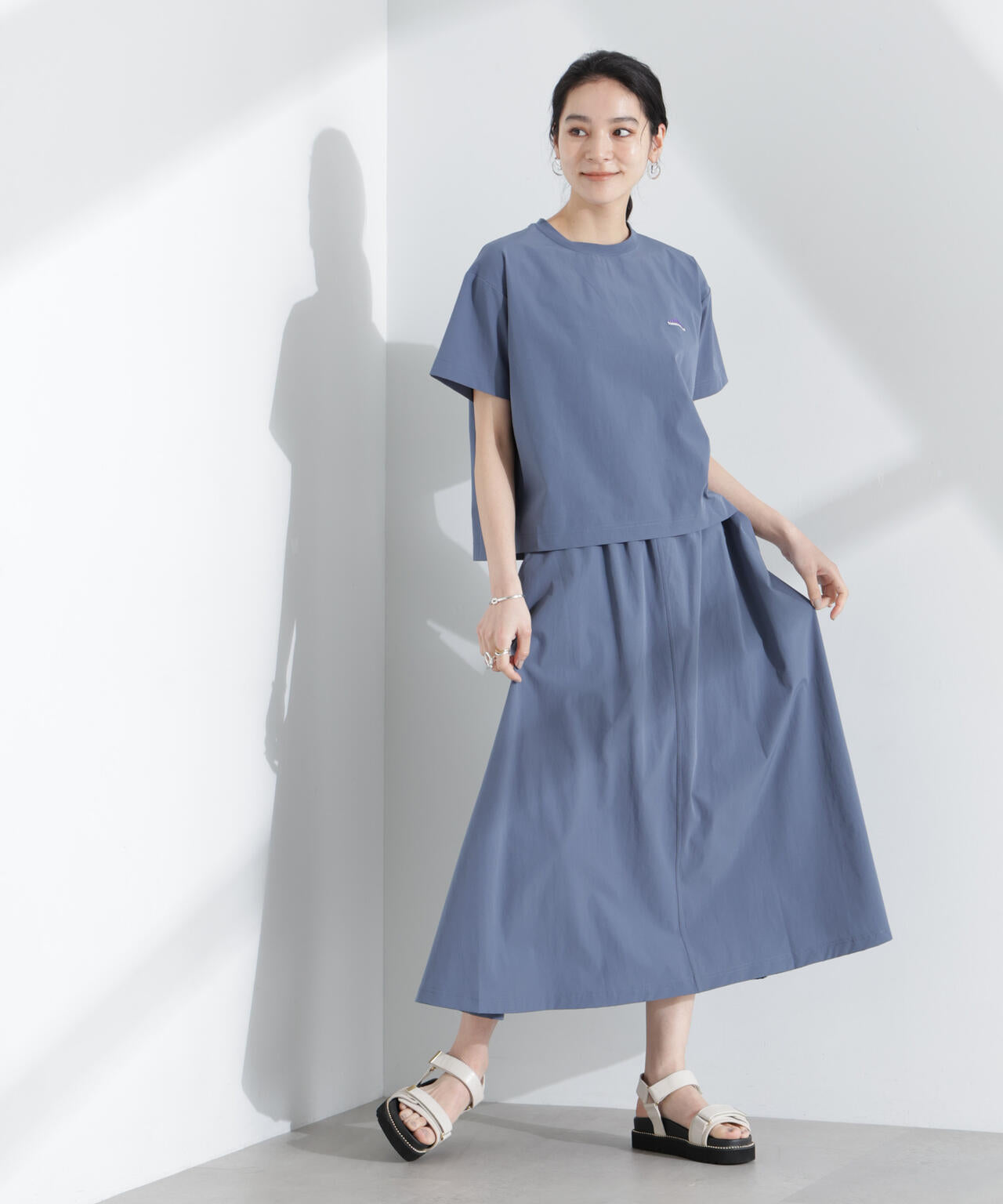 THOUSAND MILE/ショートスリーブTシャツ スカートセット 6715131001