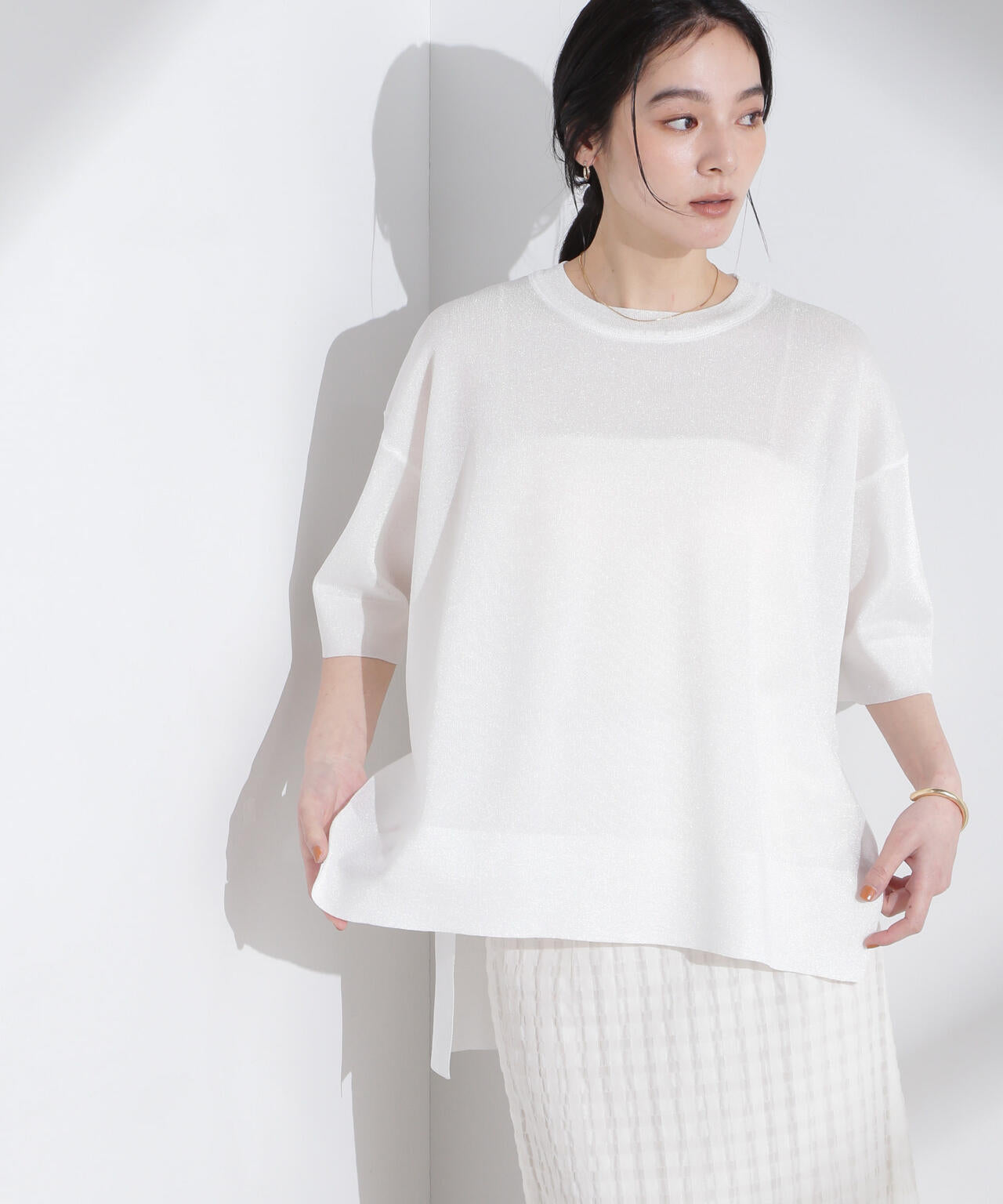 オーロララメシアースムースニットTシャツ 6695122312