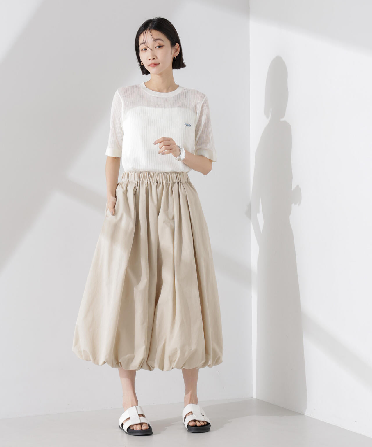 PENNEYS別注TheFOXシアーリブニットトップス 6735122326