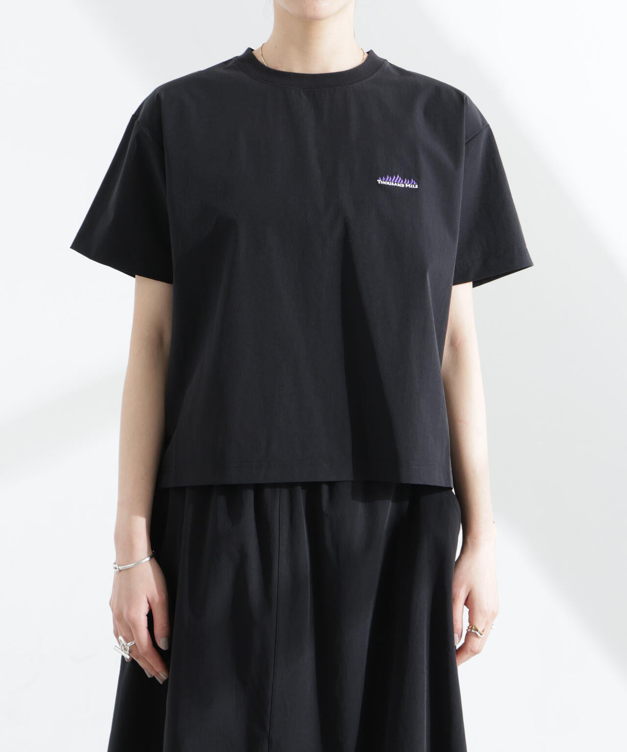 THOUSAND MILE/ショートスリーブTシャツ スカートセット 6715131001