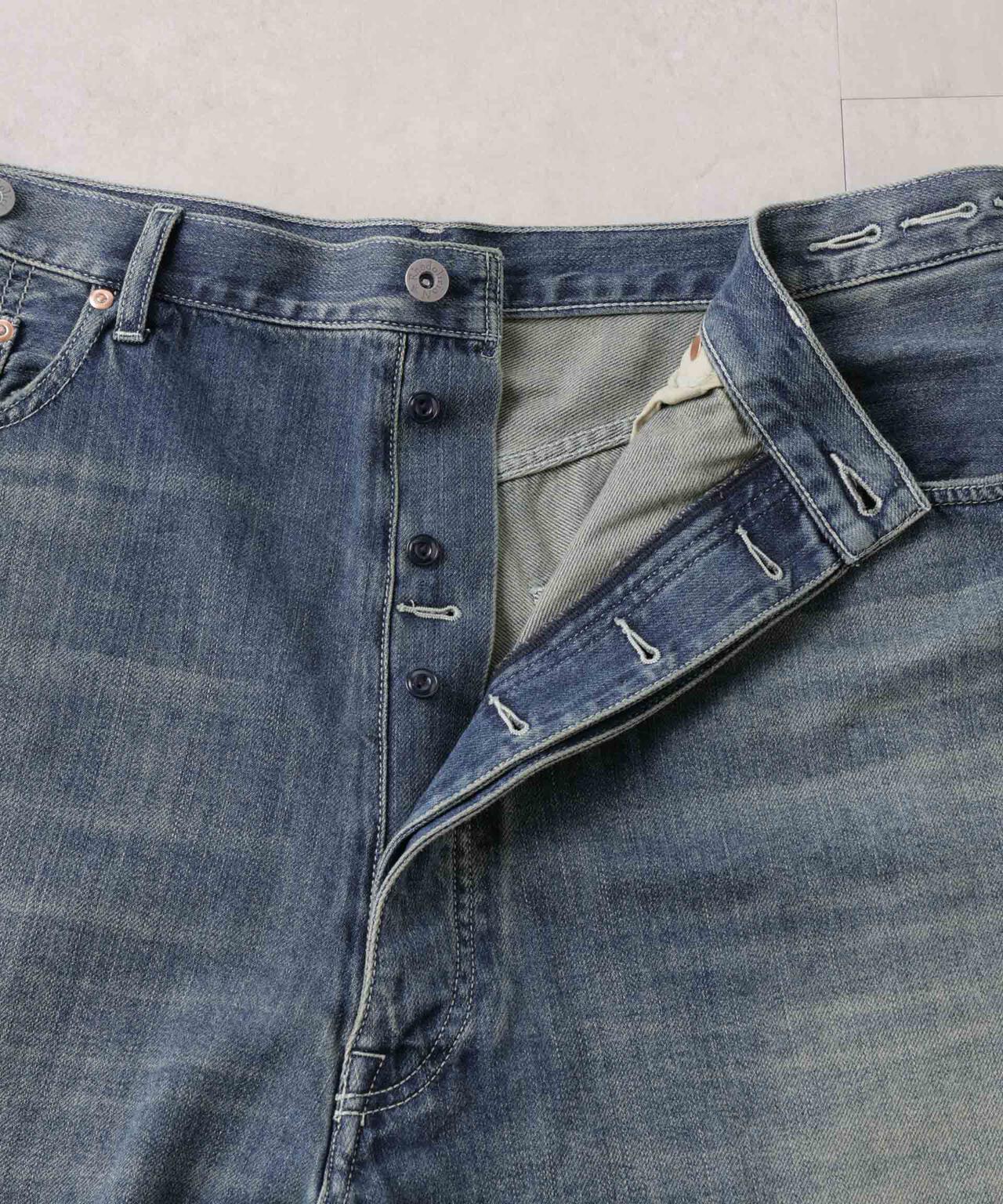 RhodolirioN/5Pockets Huge Shorts - Denim 6715128002