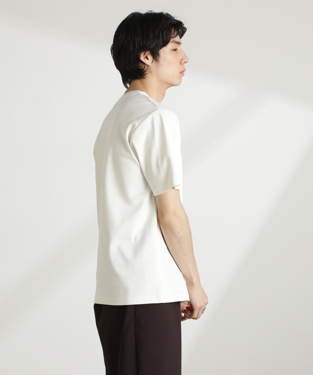 ダブルスムースクルーネックTシャツ 半袖 6725124211
