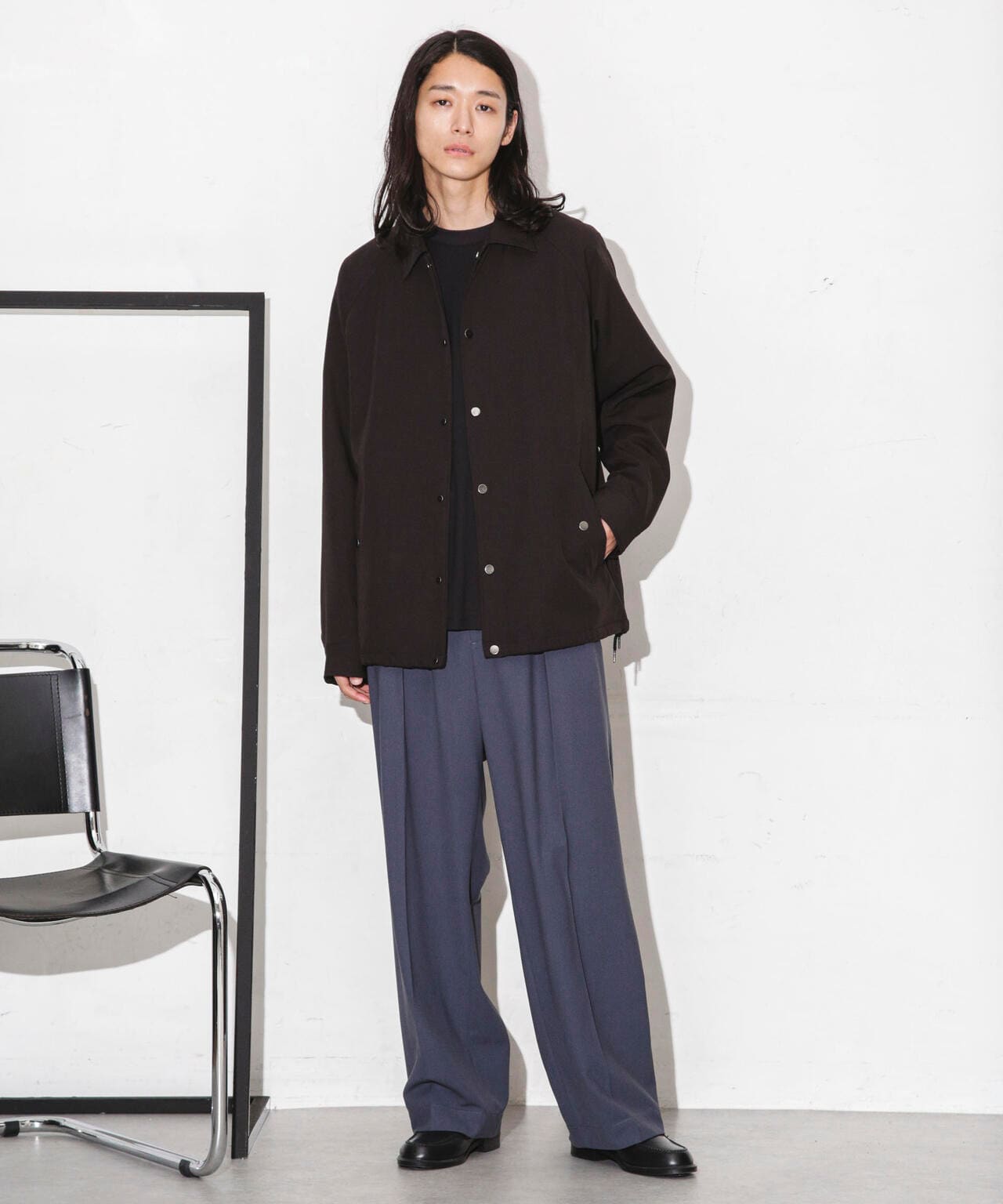 Anti Soaked 汗染み防止 クルーネックTシャツ長袖 6684123208