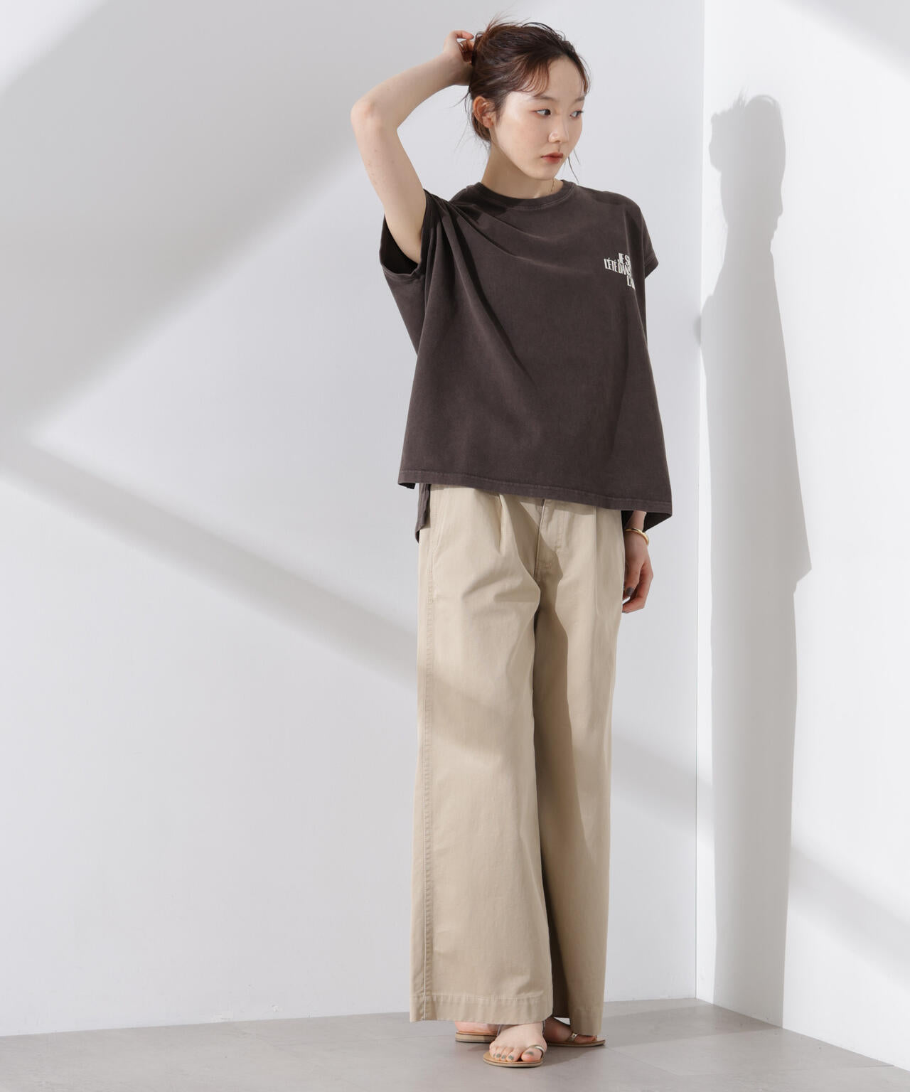 upper hights/BIG NO SLEEVE TEE 6715124023