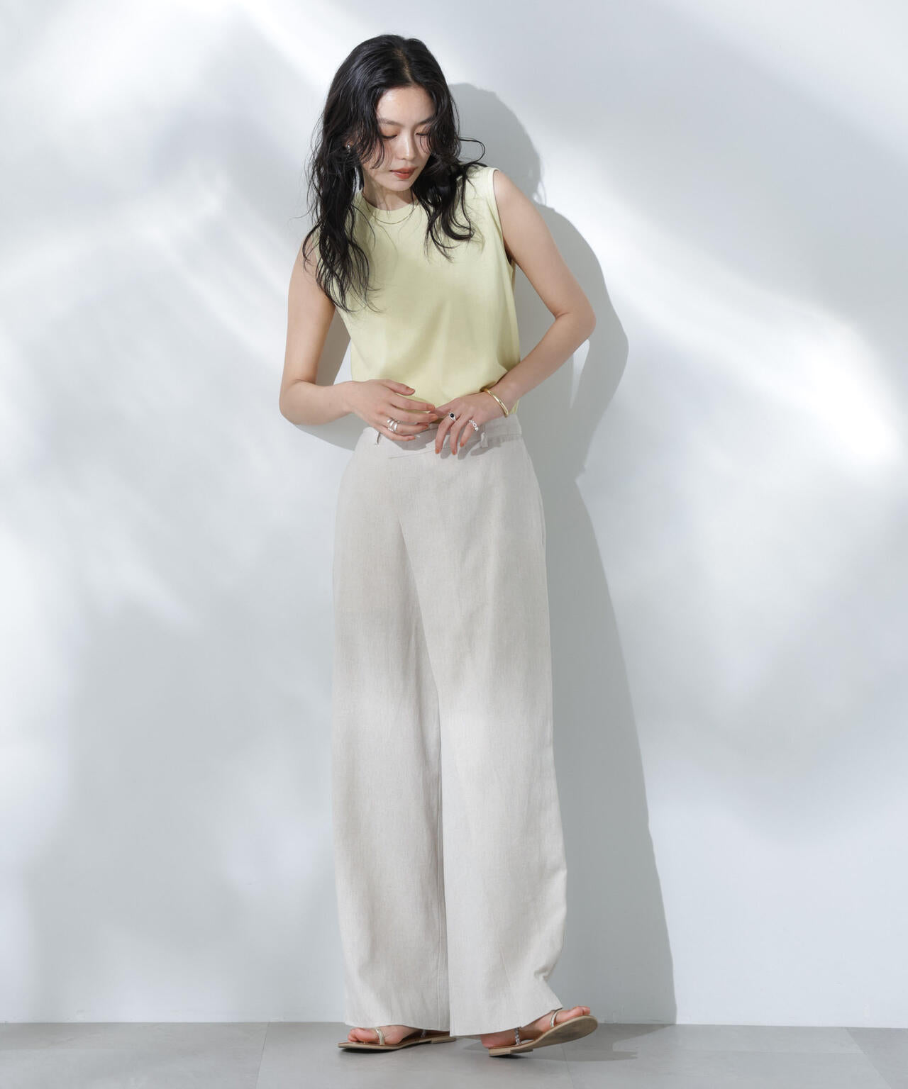 Anti Soaked(R) 汗染み防止カラフルノースリTシャツ 6695124307