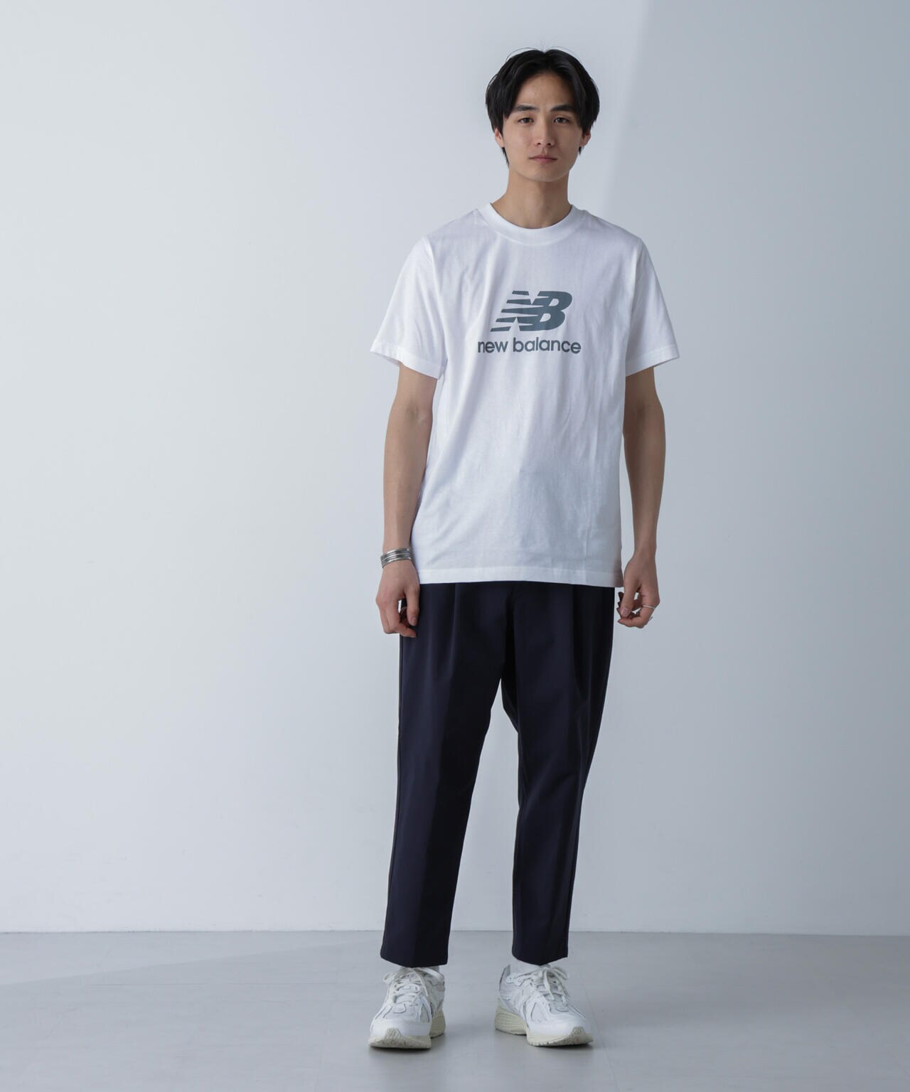 new balance/Stacked Logo ショートスリーブTシャツ 6704124043