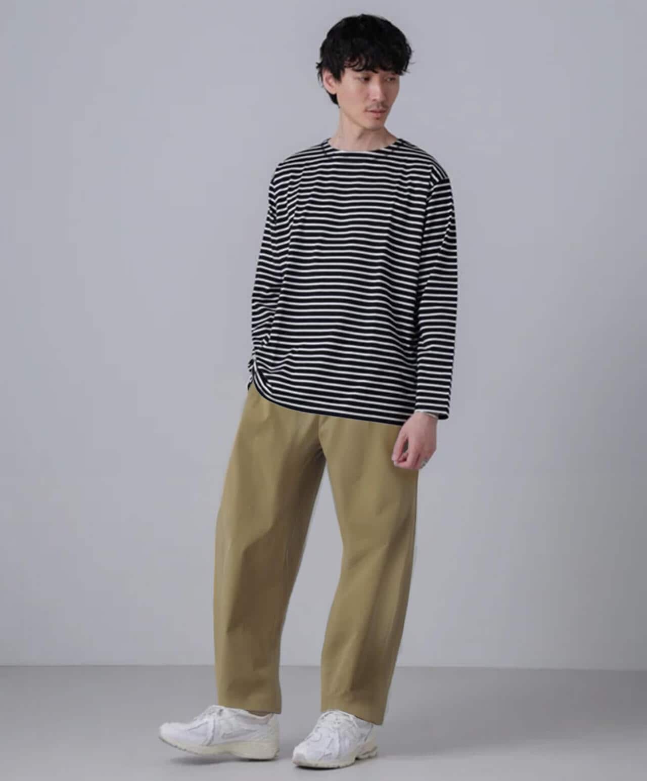 「NJ/CLUB」HOMESTOCKボーダーボートネックTシャツ 6684223201