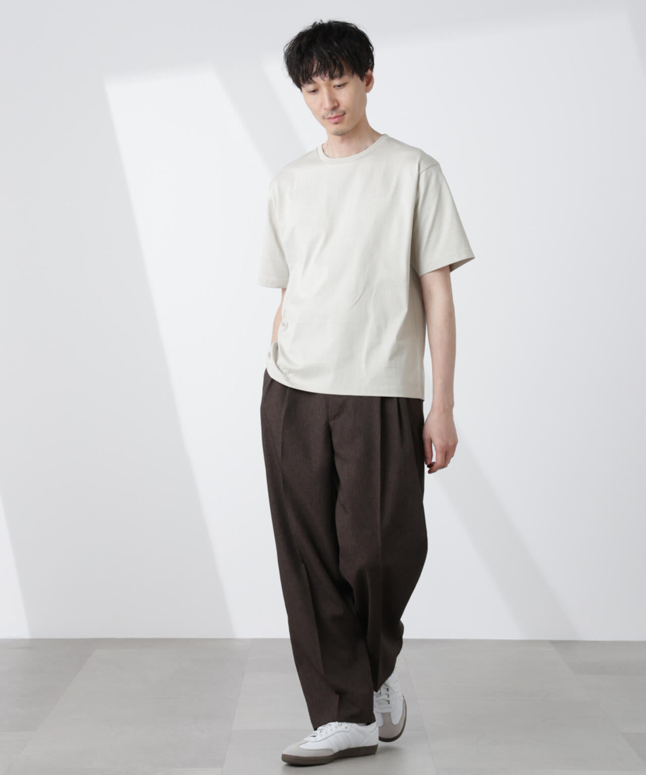 パネルボーダーTシャツ 半袖 6725124230