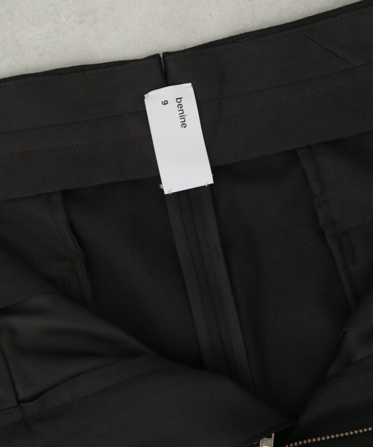 benine 9/Wool Gabardine Two-Tuck Slacks 6705127128