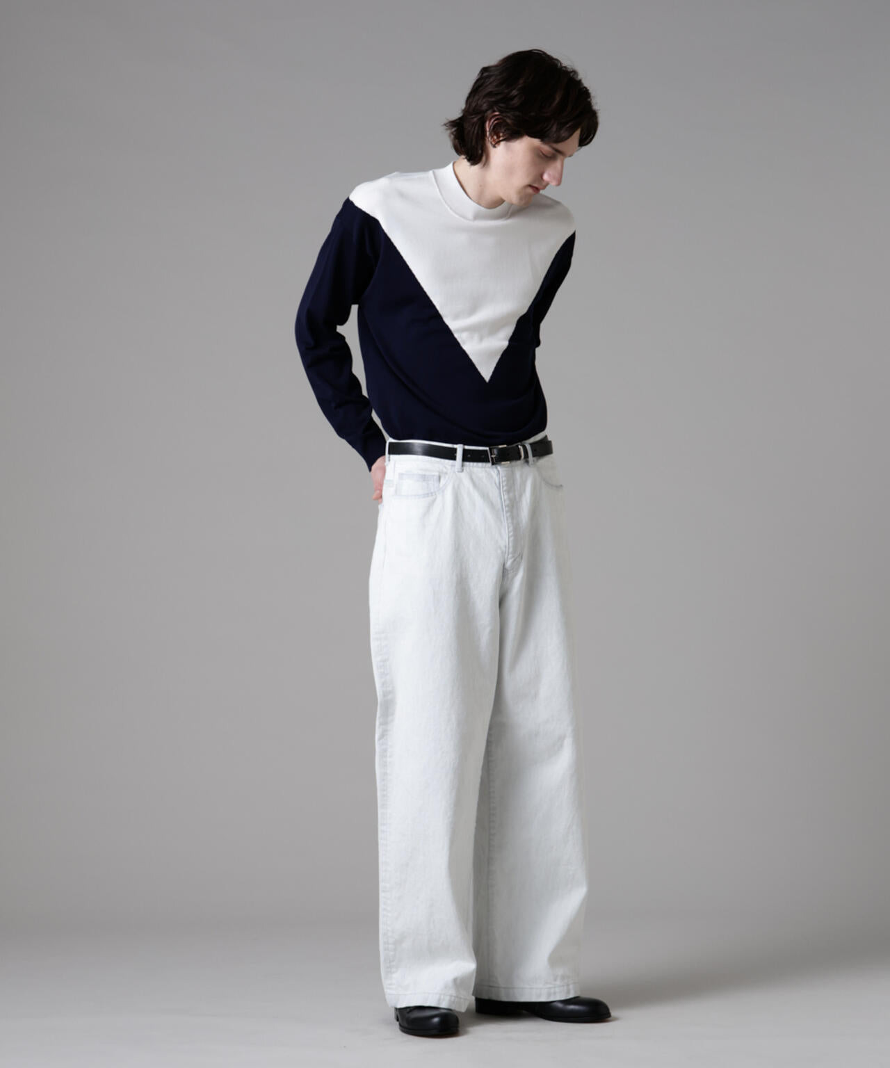 「ASSEMBLANC」スーパーブリーチワイドデニムパンツ(セットアップ可) 6685127238