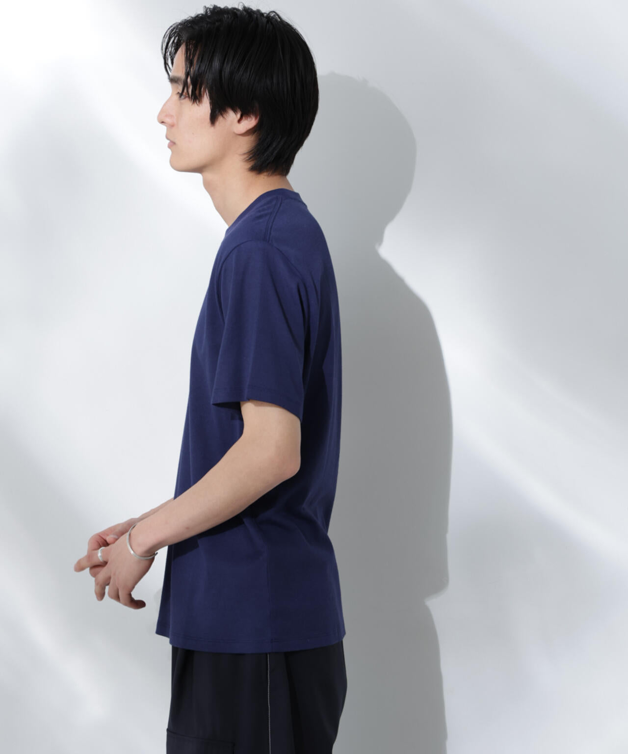 Anti Soaked(R) 汗染み防止 クルーネック レギュラーシルエットTシャツ 6685124202