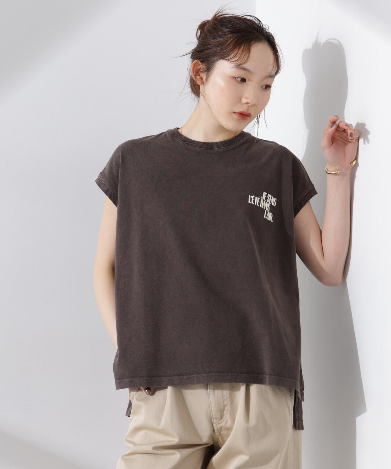 upper hights/BIG NO SLEEVE TEE 6715124023