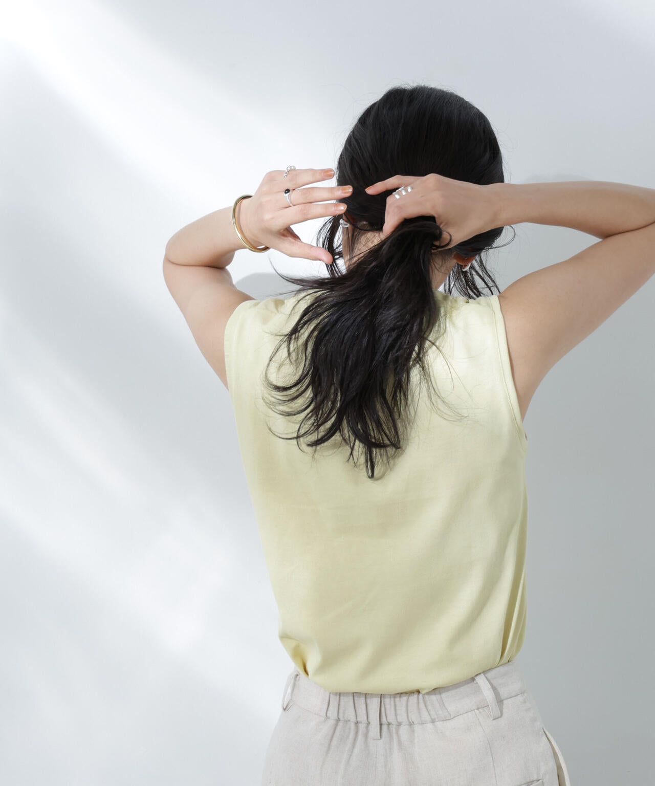 Anti Soaked(R) 汗染み防止カラフルノースリTシャツ 6695124307