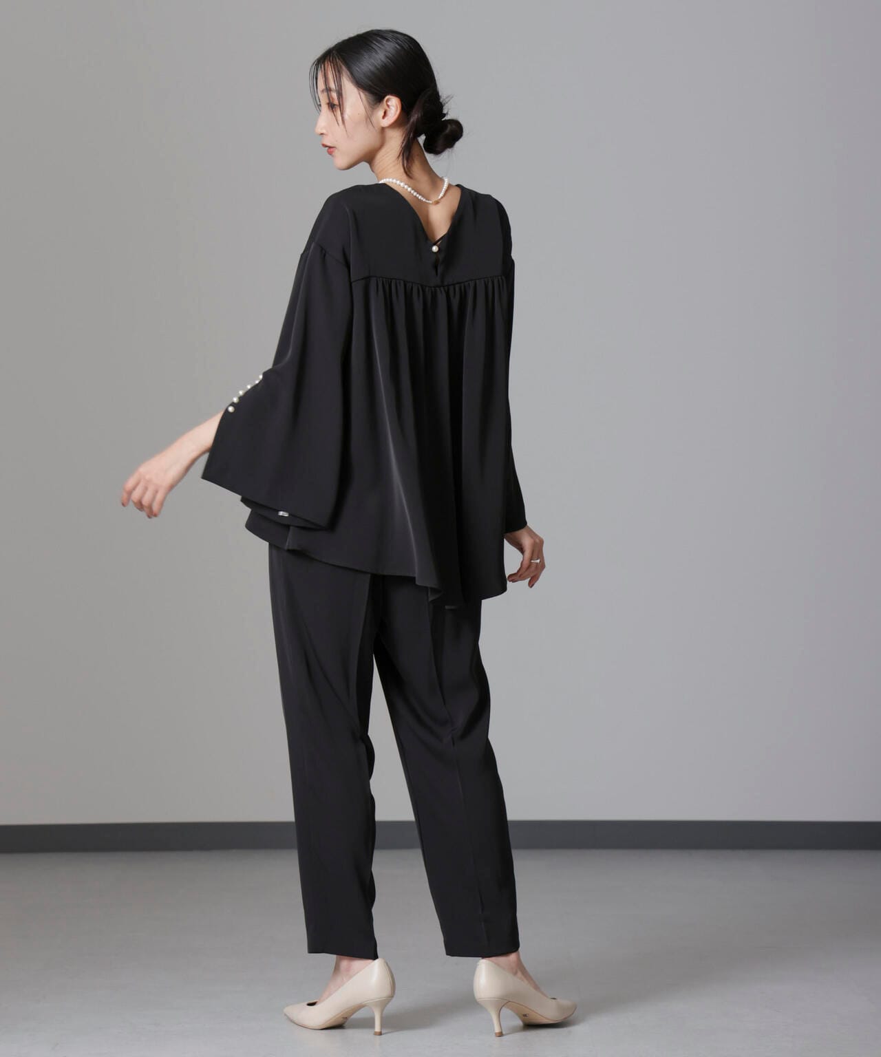 troisiemechaco/DOUBLE CLOTH セットアップパンツ 6714229002