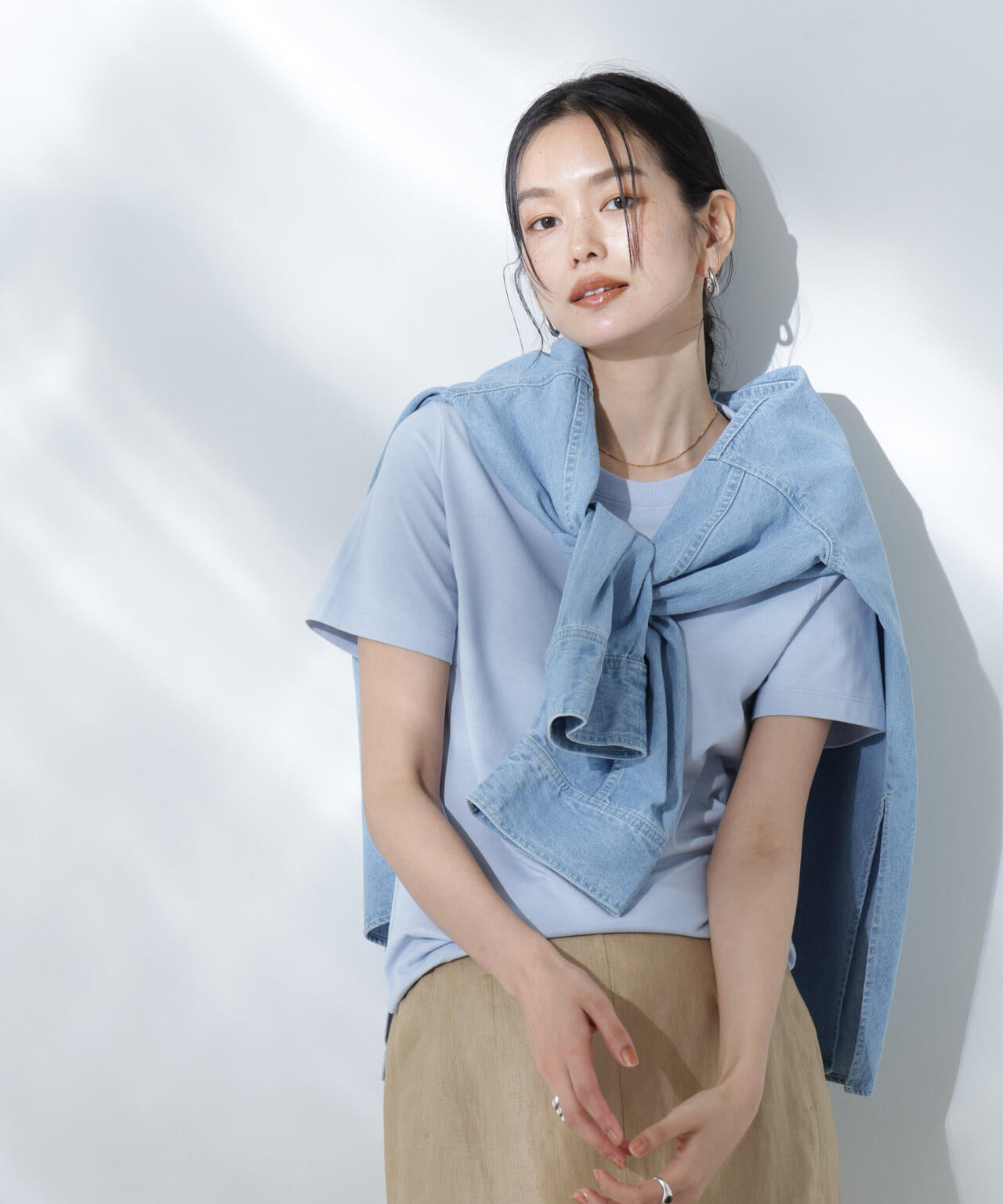 Anti Soaked(R) 汗染み防止カラフルクルーTシャツ 6695124306