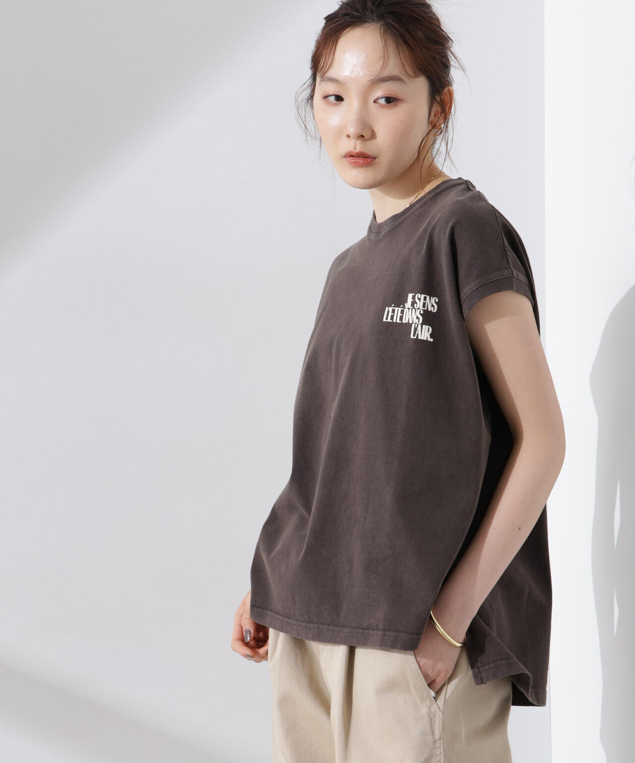 upper hights/BIG NO SLEEVE TEE 6715124023