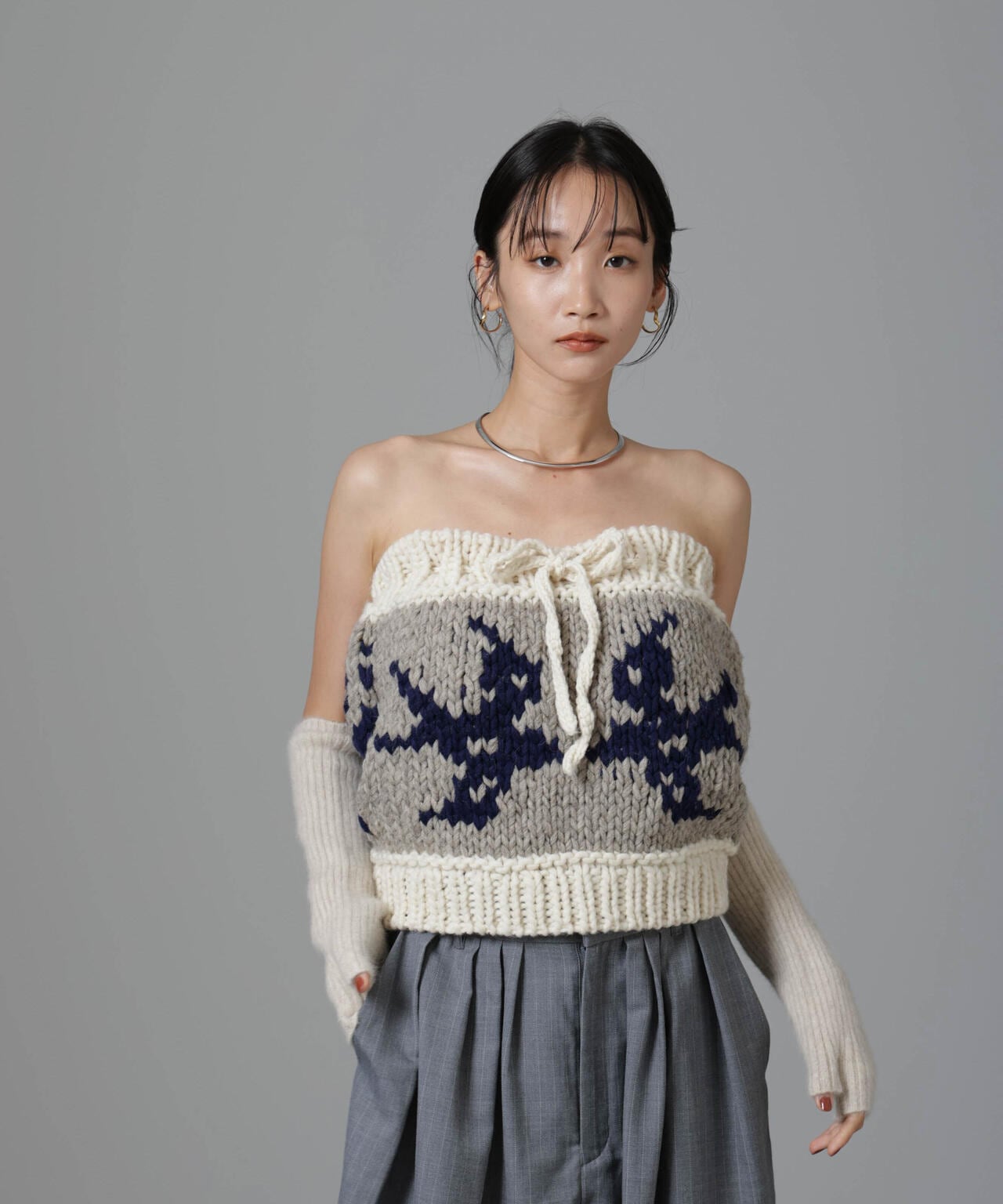 RhodolirioN/Cowichan Two-way Sweater 6714222053