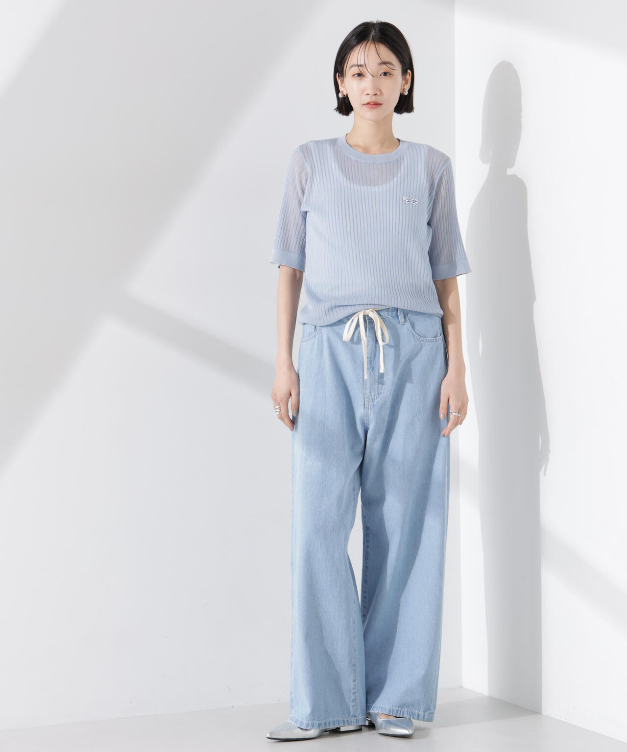 PENNEYS別注TheFOXシアーリブニットトップス 6735122326