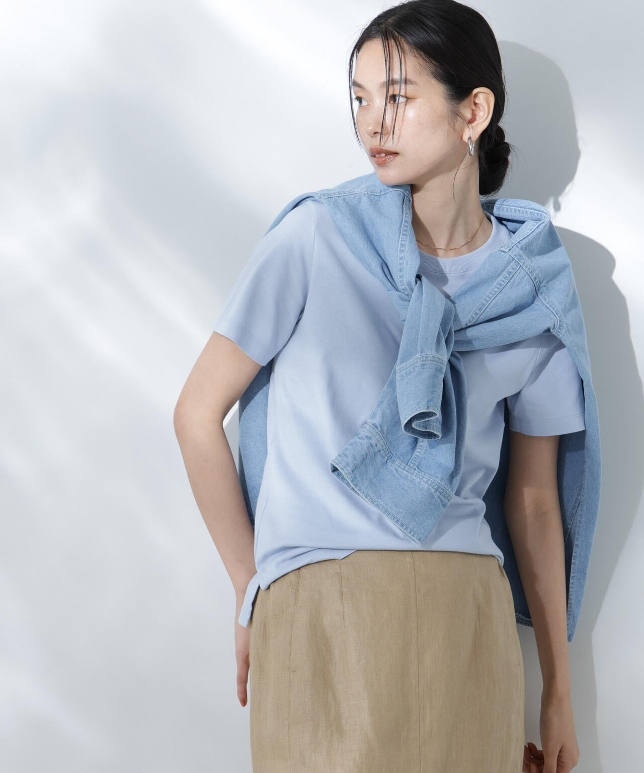 Anti Soaked(R) 汗染み防止カラフルクルーTシャツ 6695124306