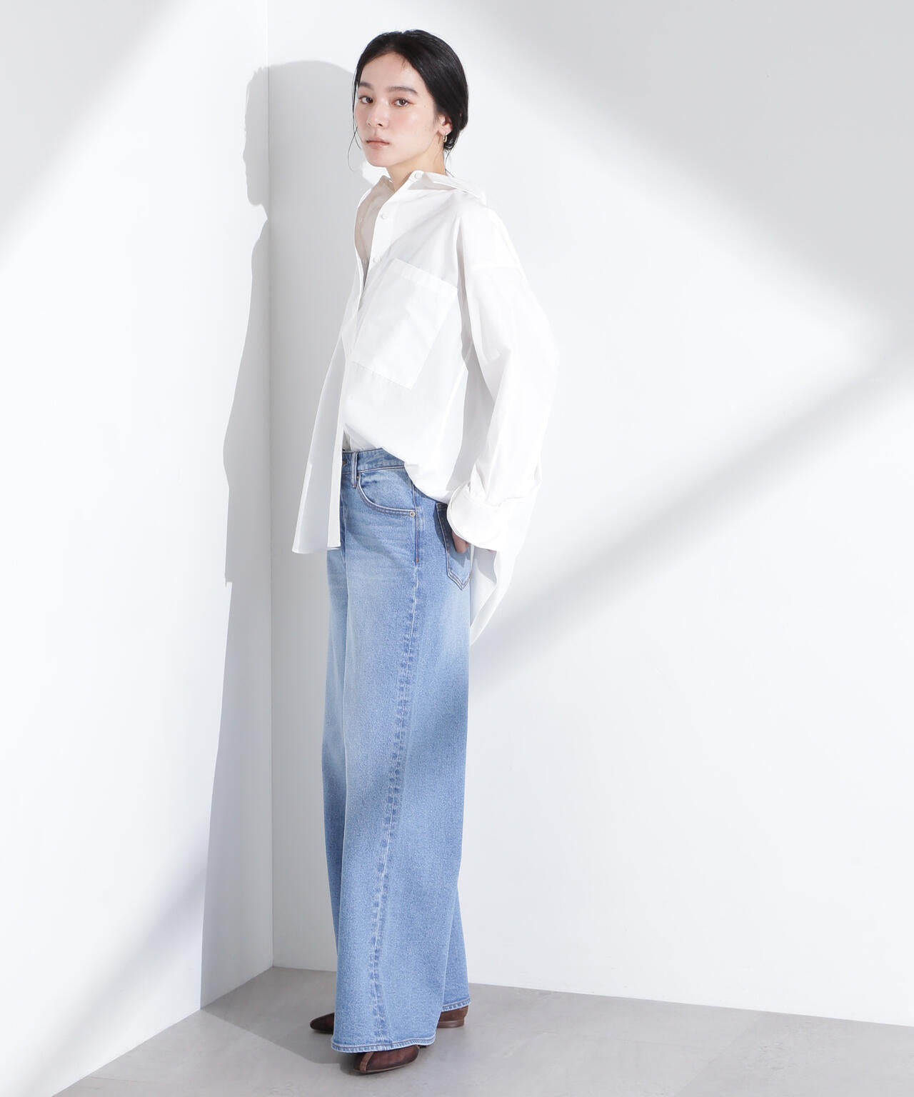 「MC」”TIMELESS WARDROBE”ワイドフィットデニム 6695127317