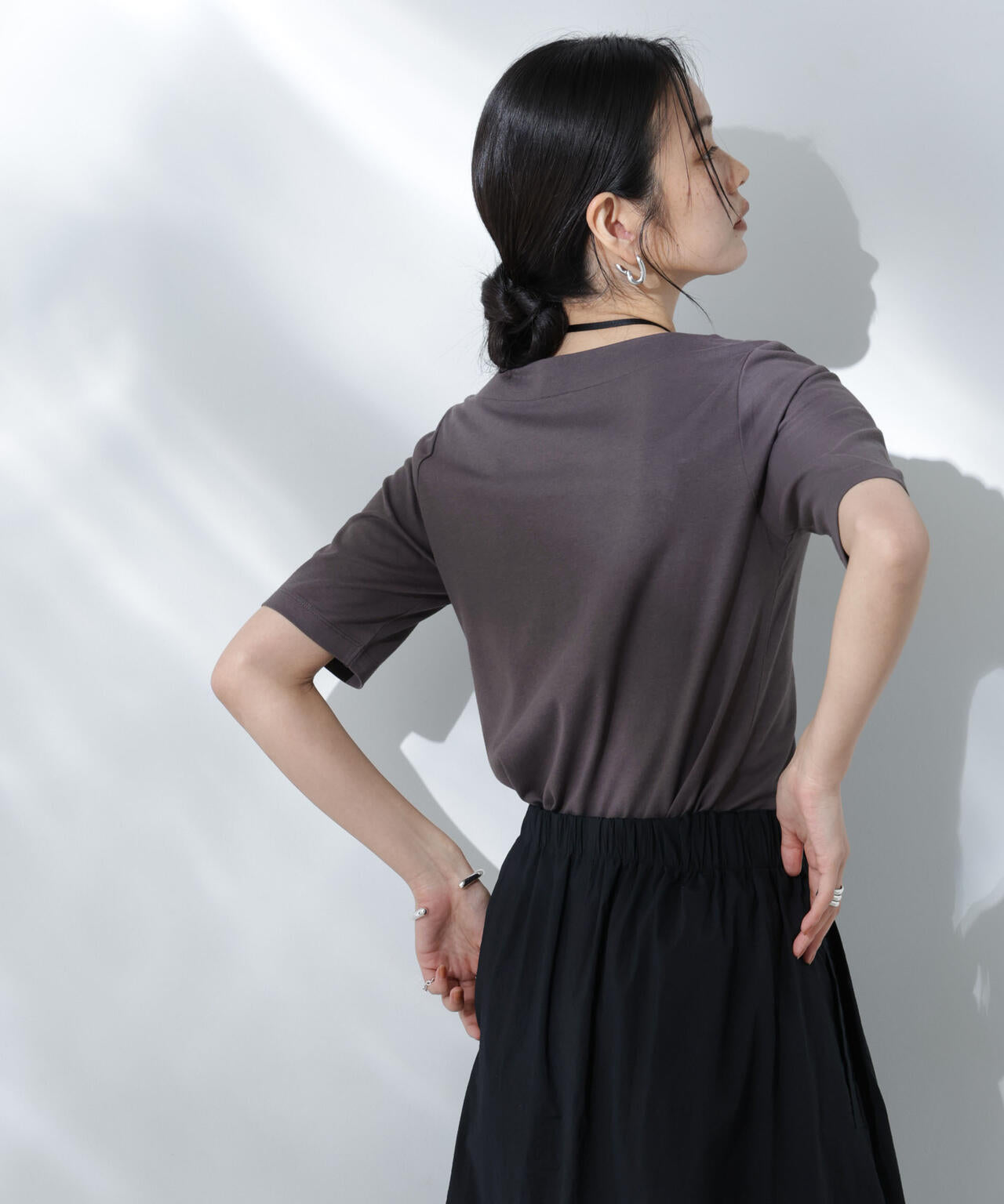 Anti Soaked(R) 汗染み防止ボートネックTシャツ 6695124303