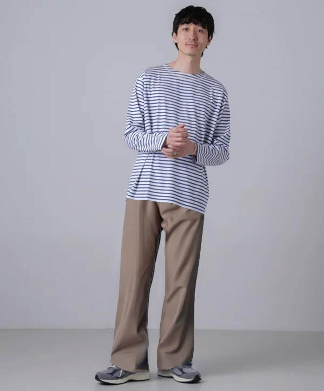 「NJ/CLUB」HOMESTOCKボーダーボートネックTシャツ 6684223201