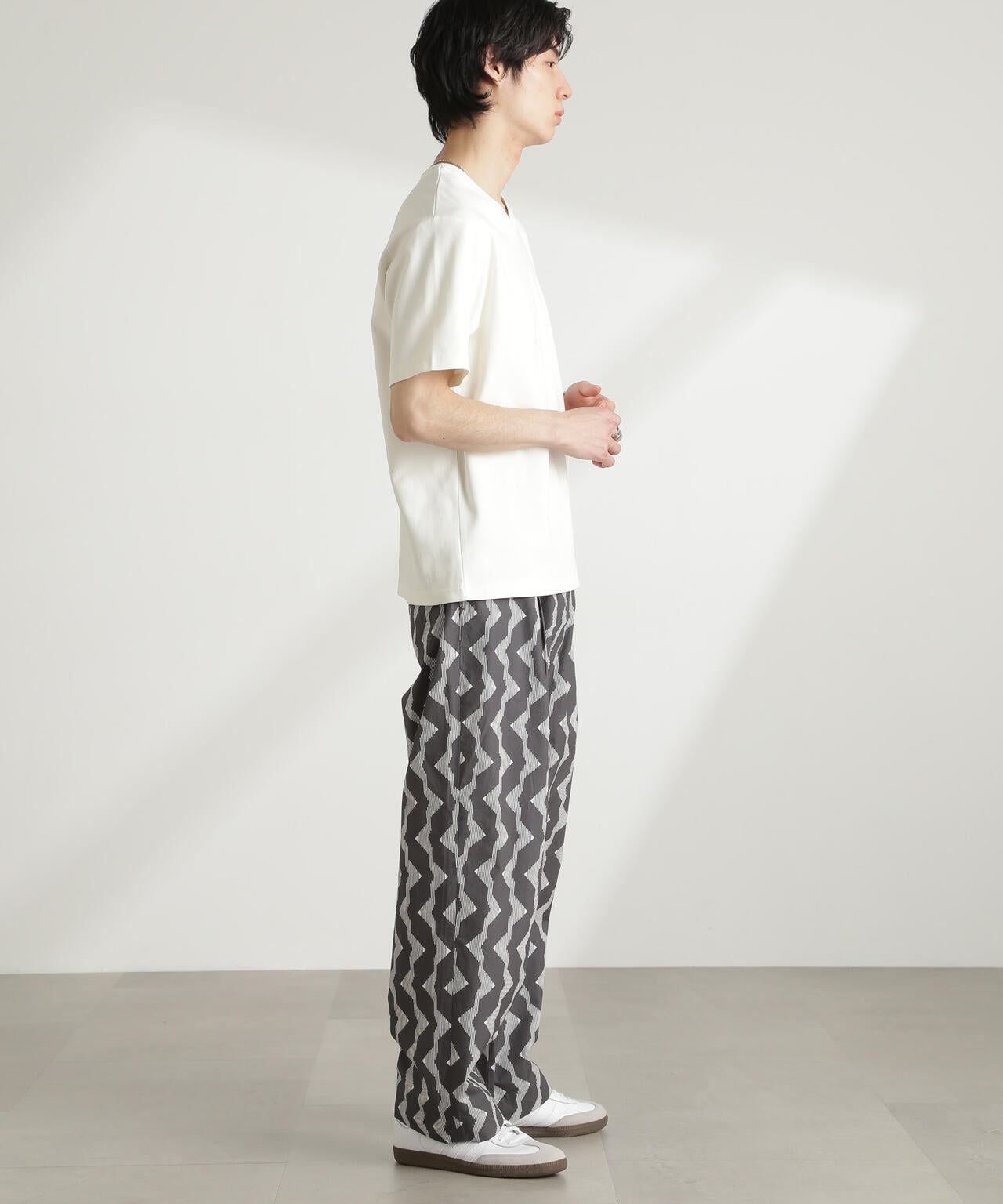 ダブルスムースVネックTシャツ 半袖 6725124214