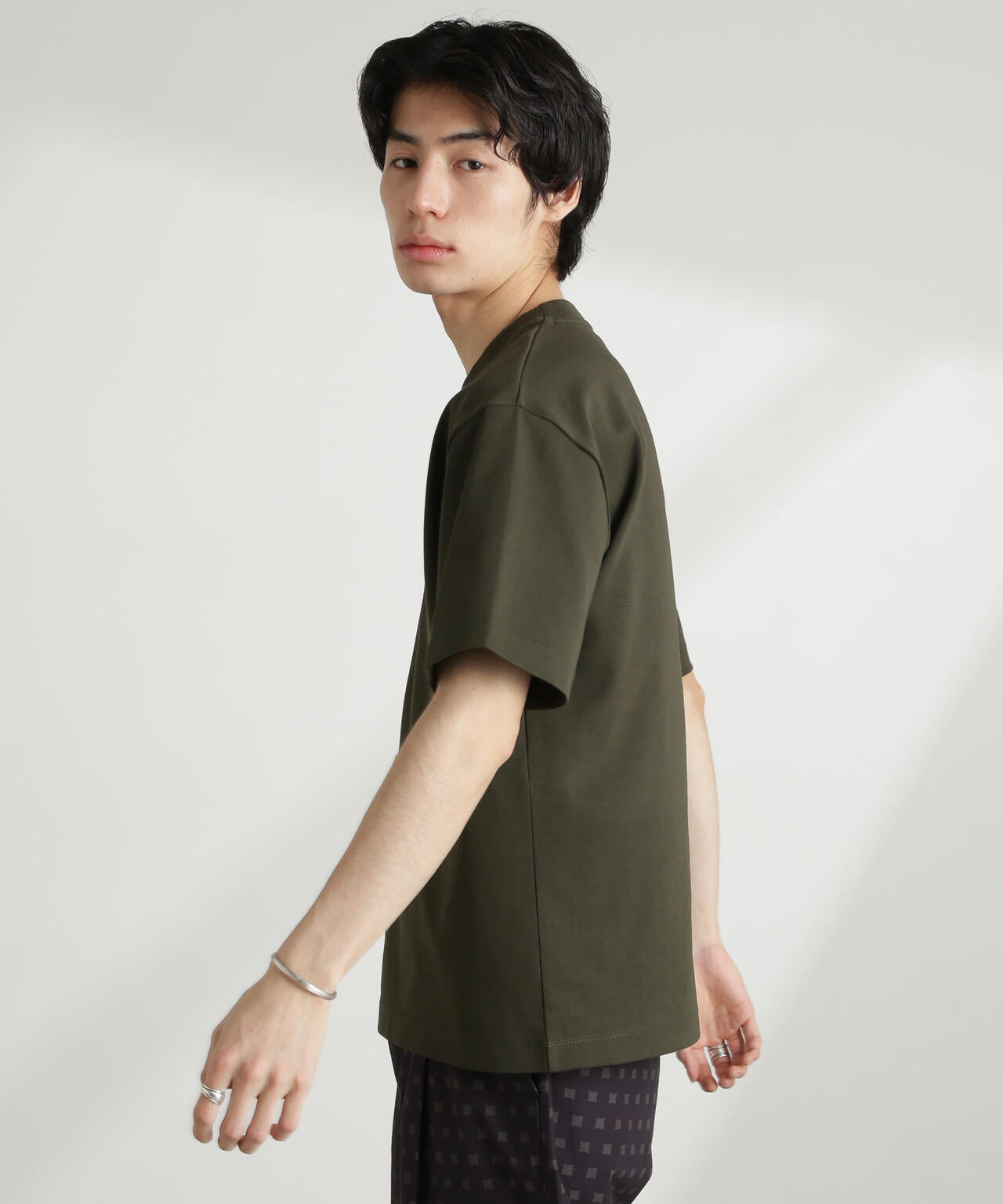 ダブルスムースクルーネックBIGTシャツ 半袖 6725124213