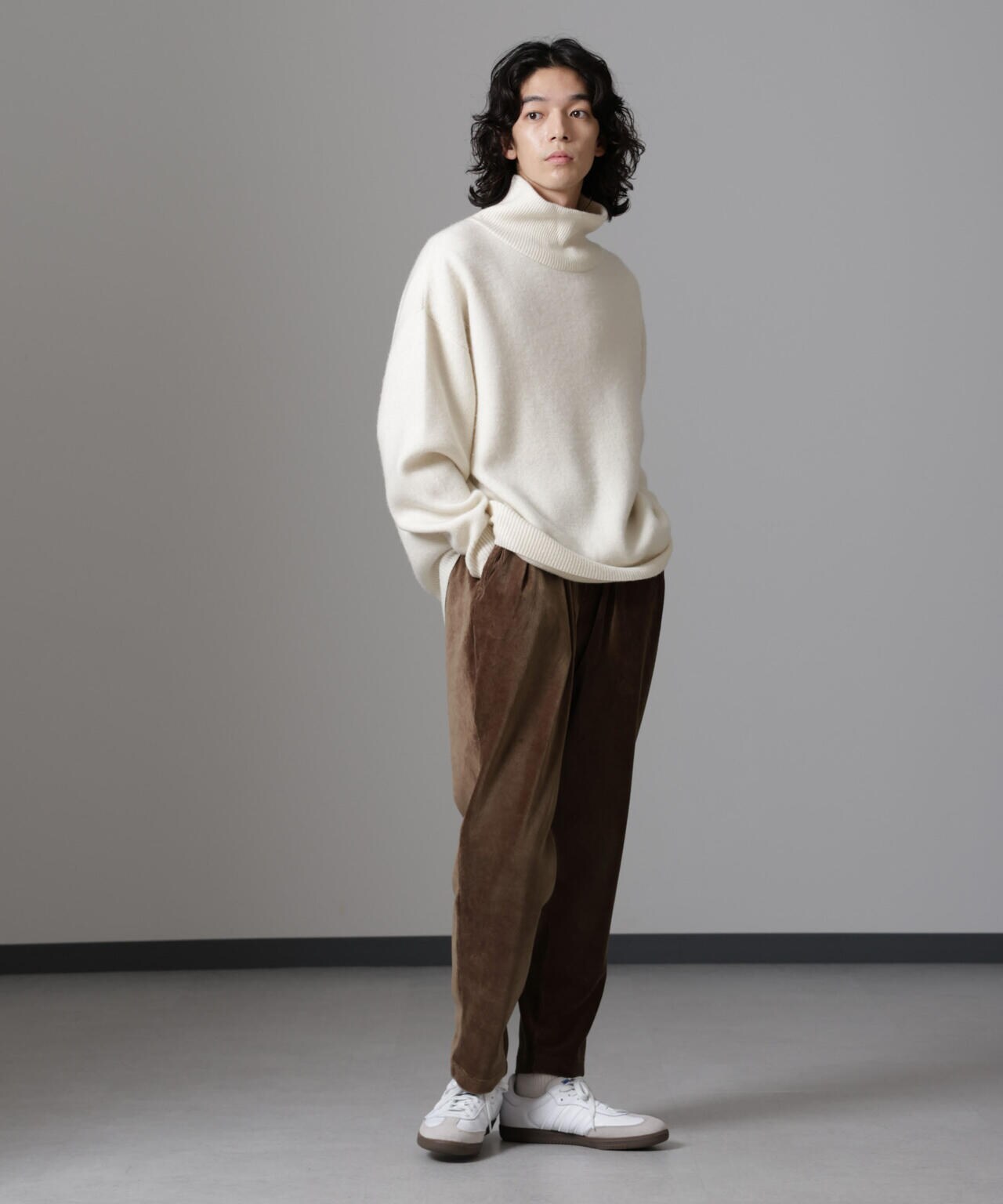 カットコーディロイロングパンツ 6684227230
