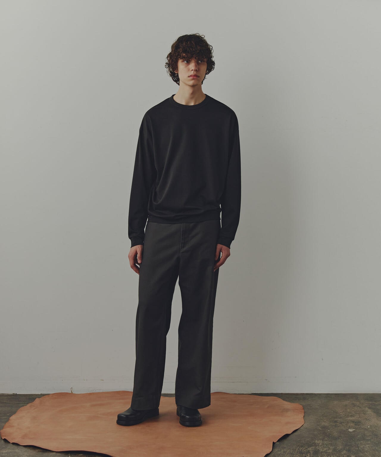 WEB限定/「Commonuse」コットンツイルワイドパンツ 6743227214
