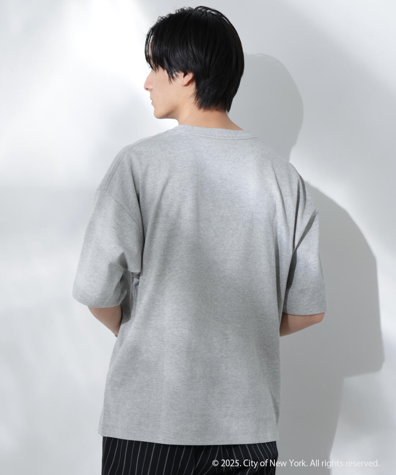 Anti Soaked(R)×NYC ロゴ刺繍 汗染み防止Tシャツ 6685124222