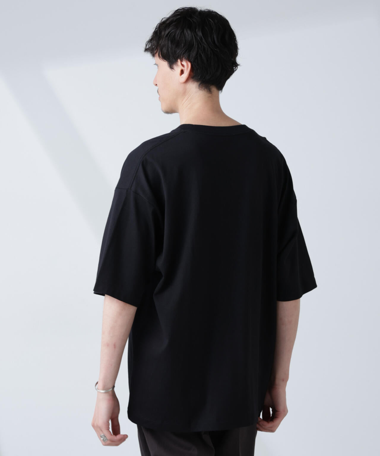 WEB限定/Anti Soaked(R) 汗染み防止 クルーネック ビッグシルエットTシャツ 6685124233