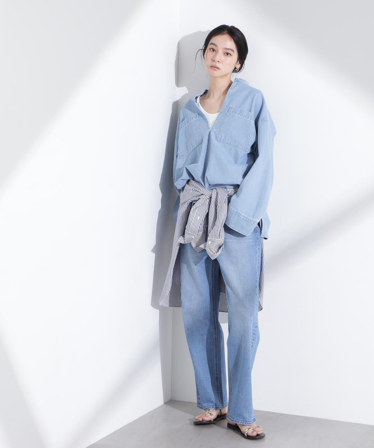 「MC」”TIMELESS WARDROBE”ストレートフィットデニム 6695127316