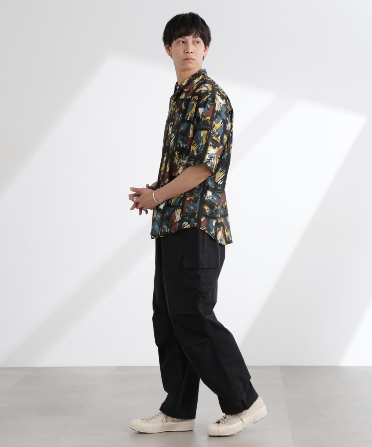 アート柄シャツ 半袖 6725121222