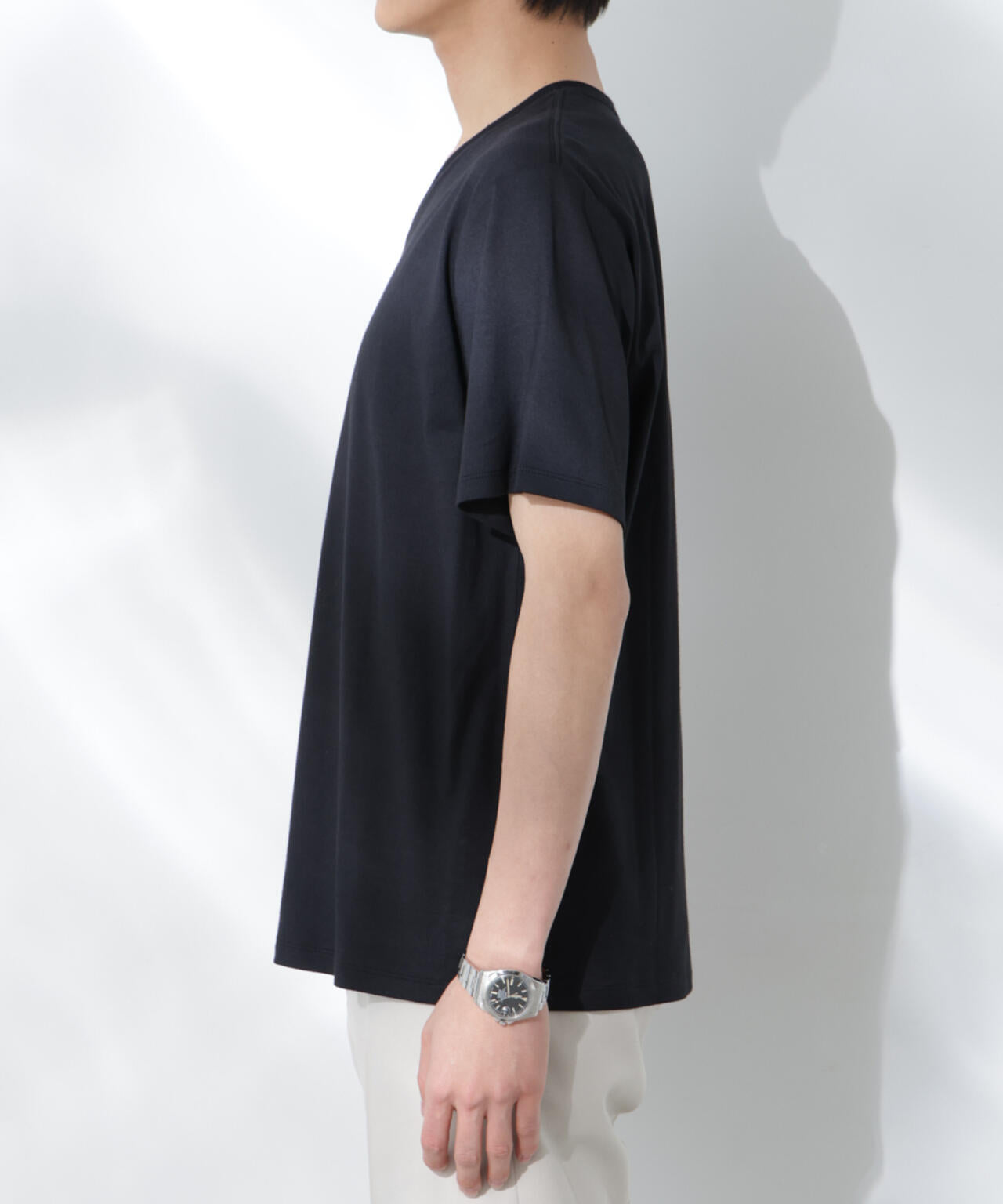 WEB限定/Anti Soaked(R) 汗染み防止 Vネック レギュラーシルエットTシャツ 6685124206