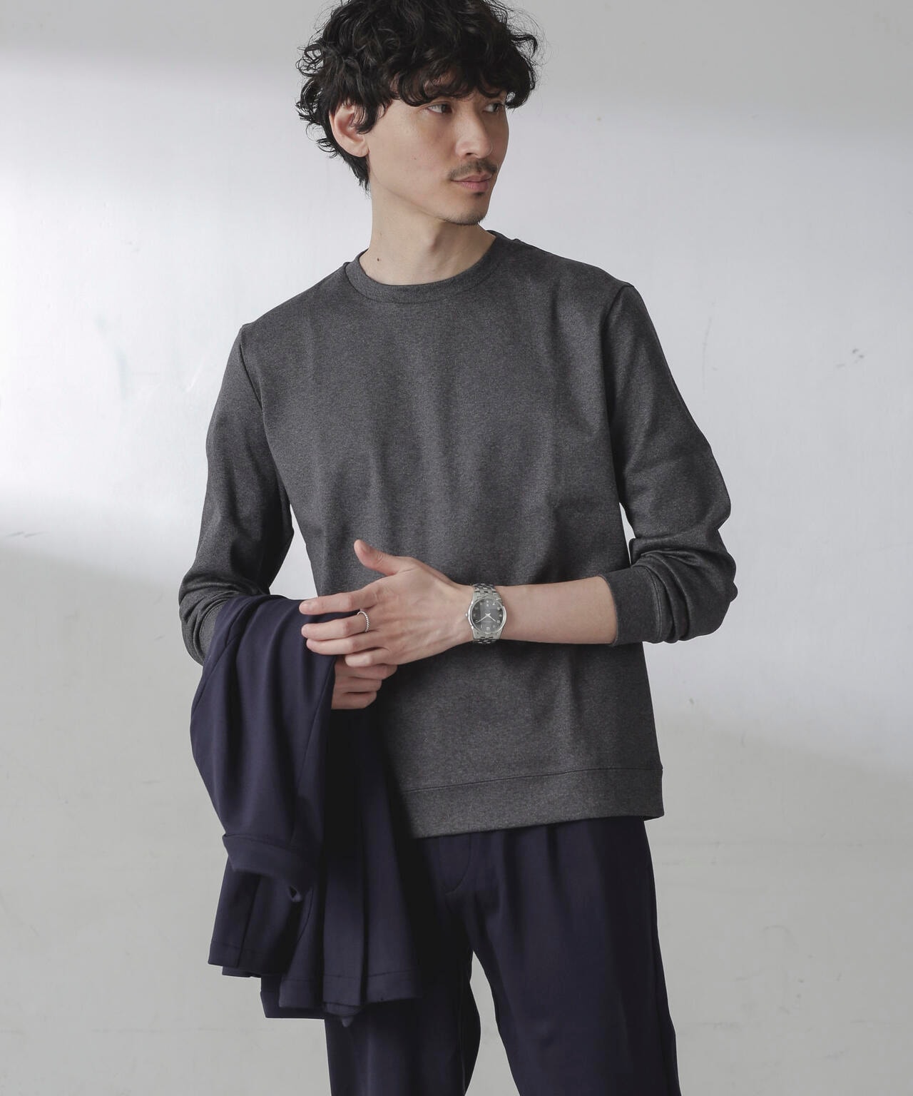 「FORMAL JERSEY」クルーネックカットソー長袖 6684123205