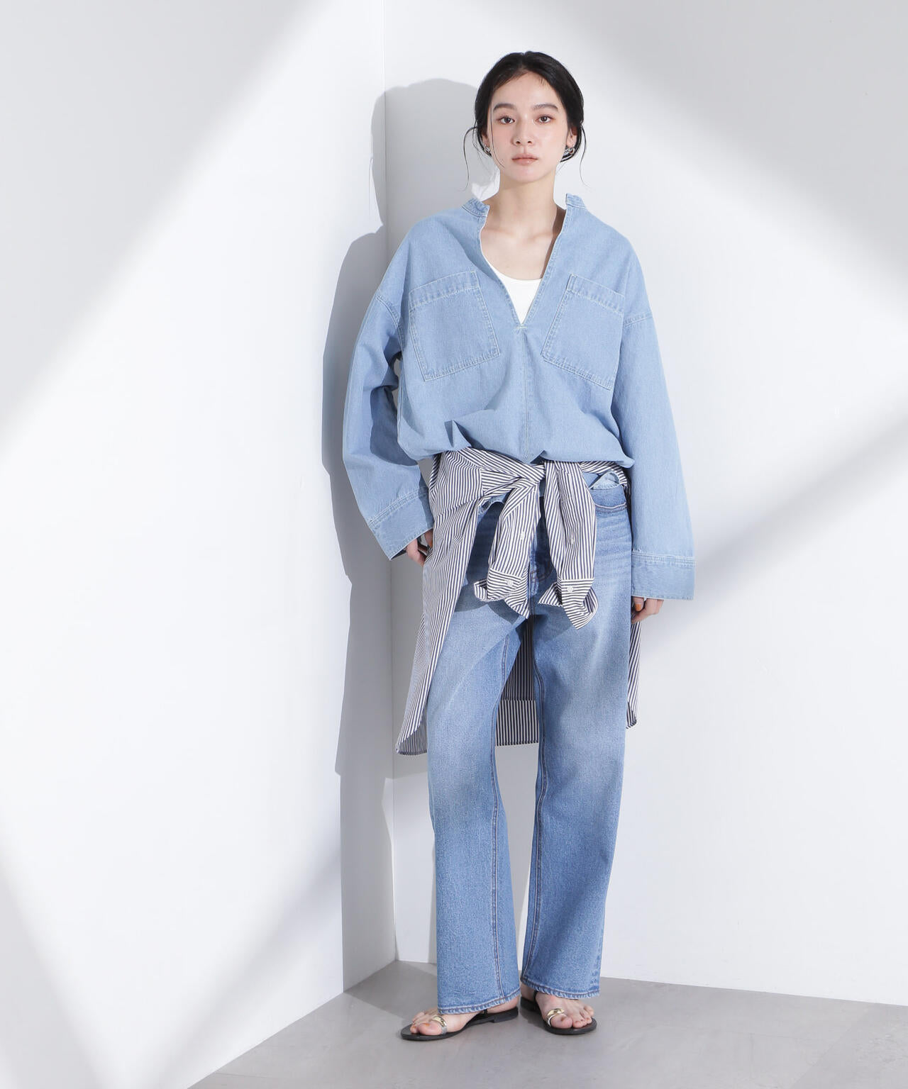「MC」”TIMELESS WARDROBE”ストレートフィットデニム 6695127316