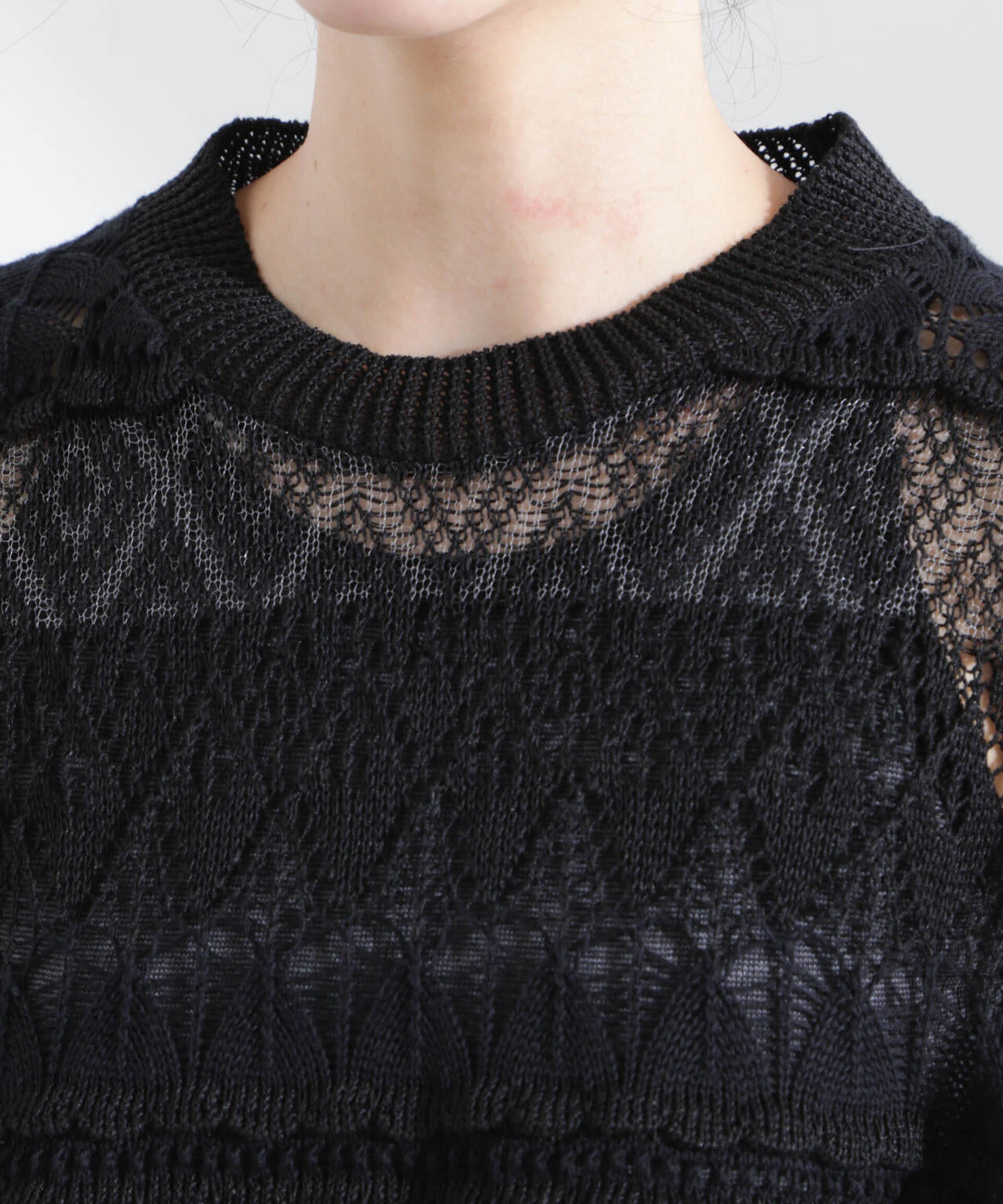 ODAKHA/crazy lace short knit 6715122026