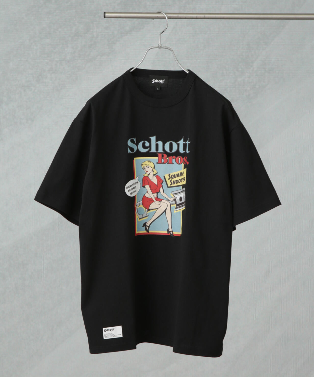Schott/別注 "PIN-UP" S/S TEE 6705124013
