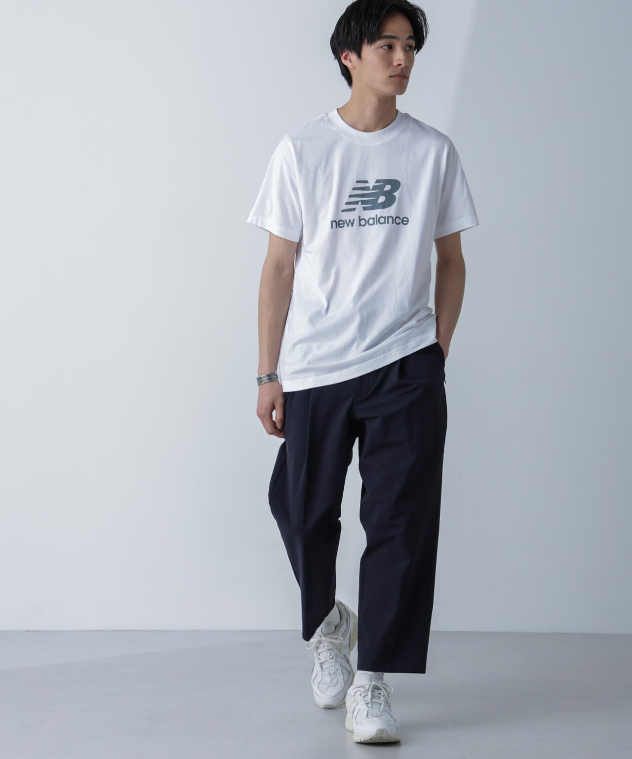 new balance/Stacked Logo ショートスリーブTシャツ 6704124043